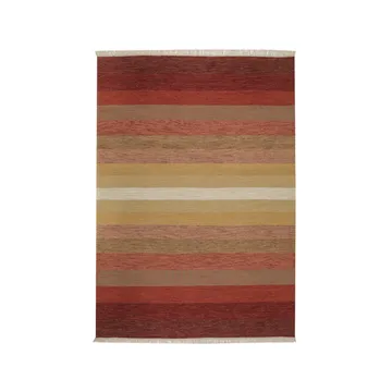 Tofta wave gulvteppe - Red, 170x240 cm - Kateha