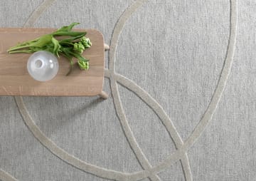 Verbena ullteppe - White, 170x240 cm - Kateha