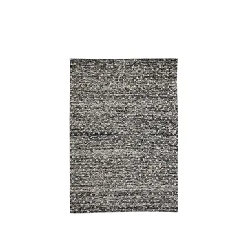 Woolly teppe - Black/white, 170x240 cm - Kateha
