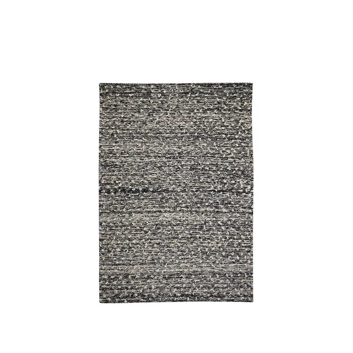 Woolly teppe - Black/white, 170x240 cm - Kateha