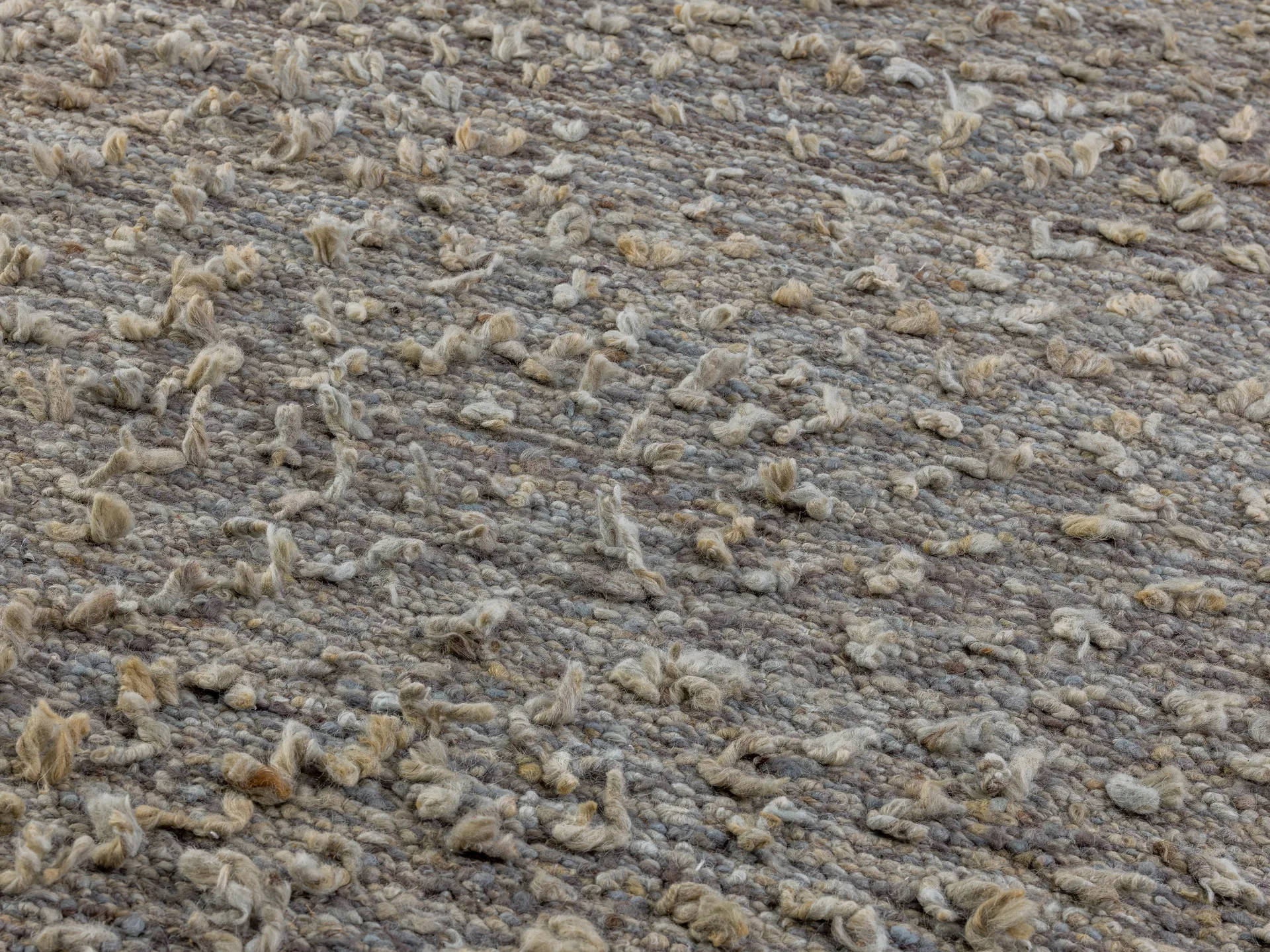 Woolly teppe, Light grey 170 x 240 cm Kateha