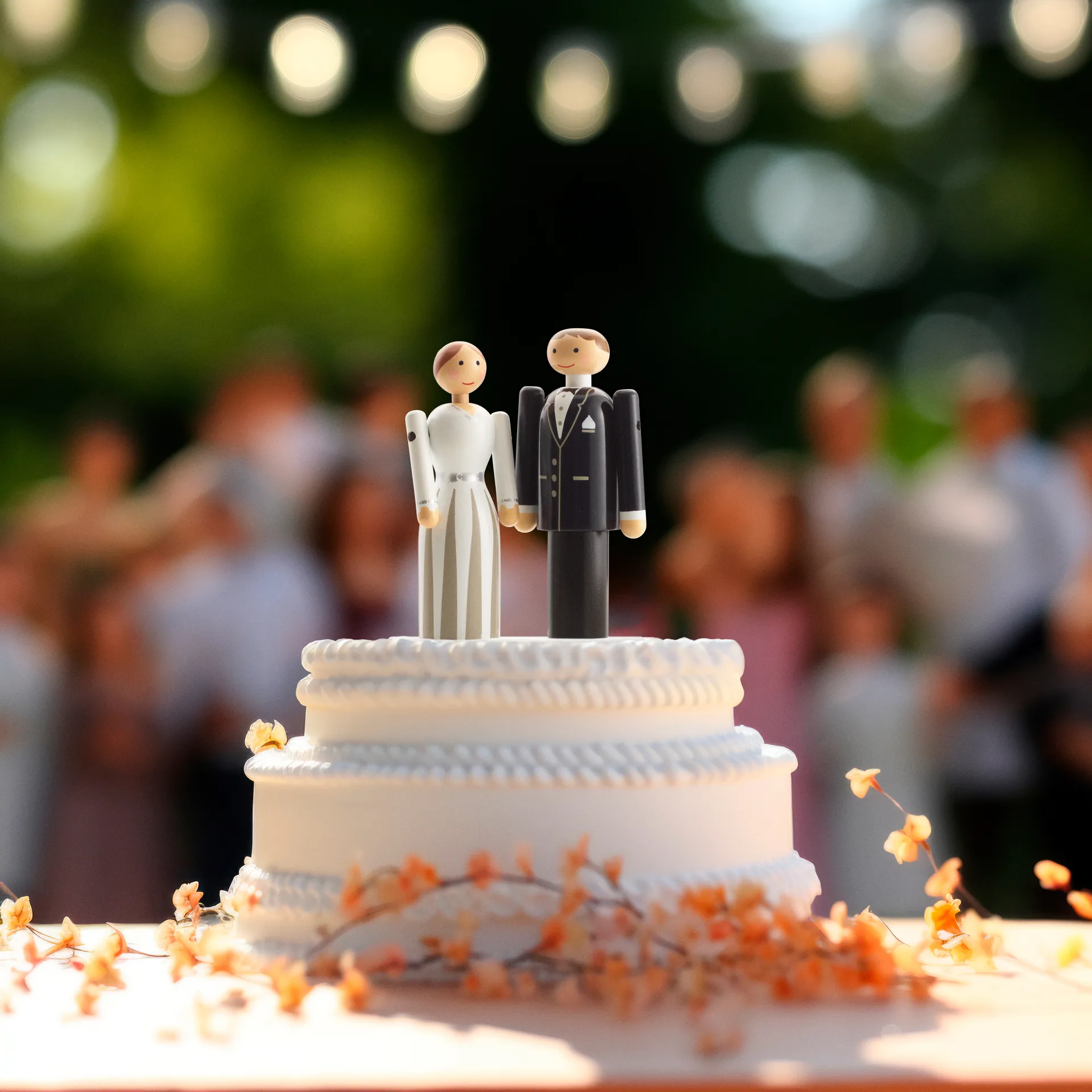 Kay Bojesen brudgom, Blå-svart-hvit, 12 cm Kay Bojesen Denmark