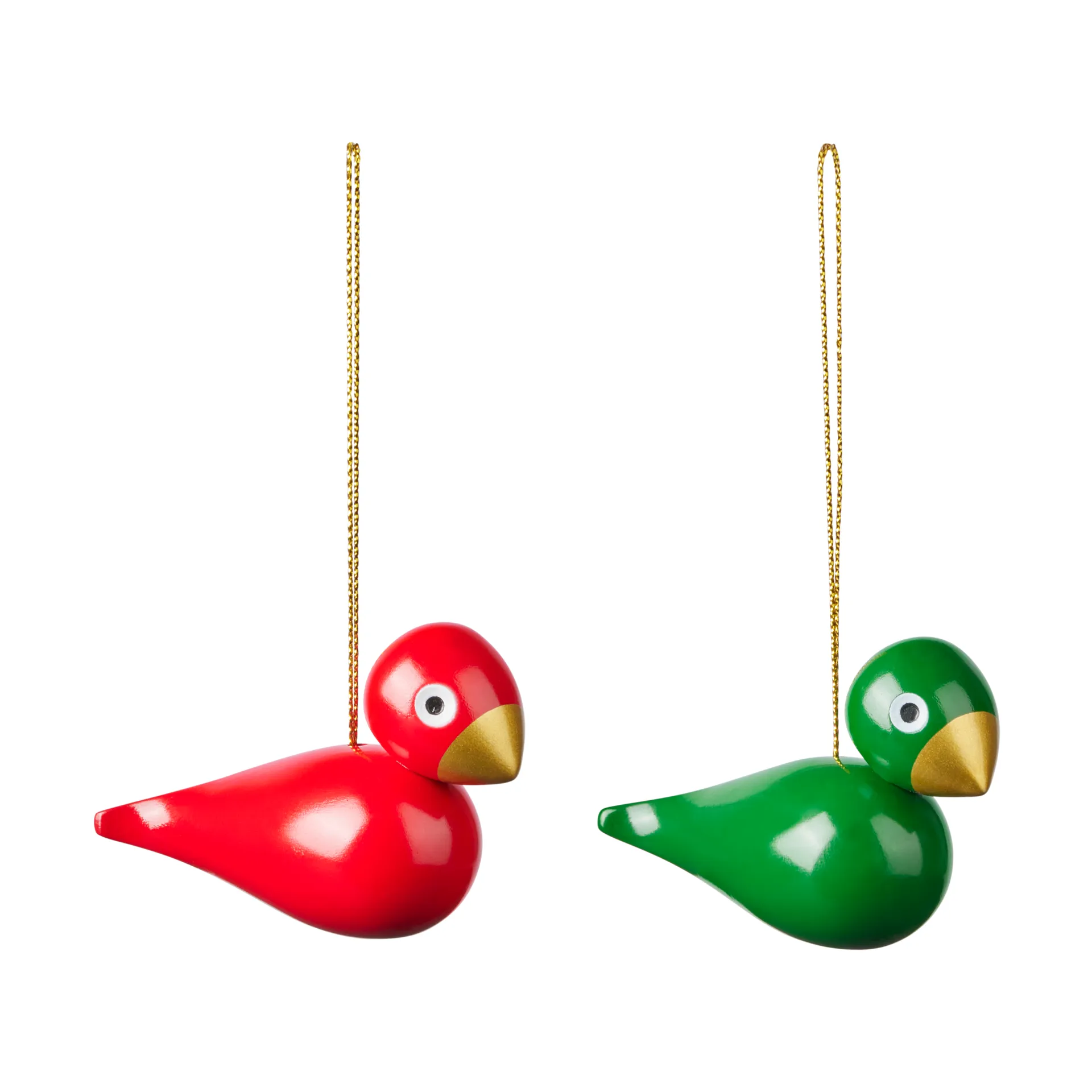 Kay Bojesen Christmas birds juleanheng 2 deler, Rød-grønn Kay Bojesen Denmark