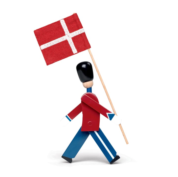 Kay Bojesen fanebærer med stoff flagg mini, 18,5 cm Kay Bojesen Denmark