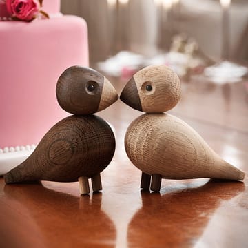 Kay Bojesen Lovebirds set - Eik 2-pakk. - Kay Bojesen Denmark