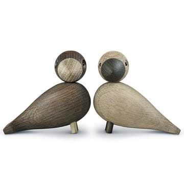 Kay Bojesen Lovebirds set - Eik 2-pakk. - Kay Bojesen Denmark