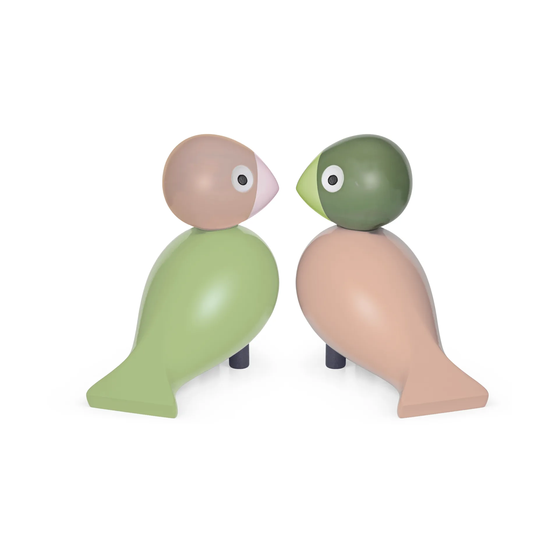 Kay Bojesen Lovebirds set, Lysegrønn-rosa Kay Bojesen Denmark