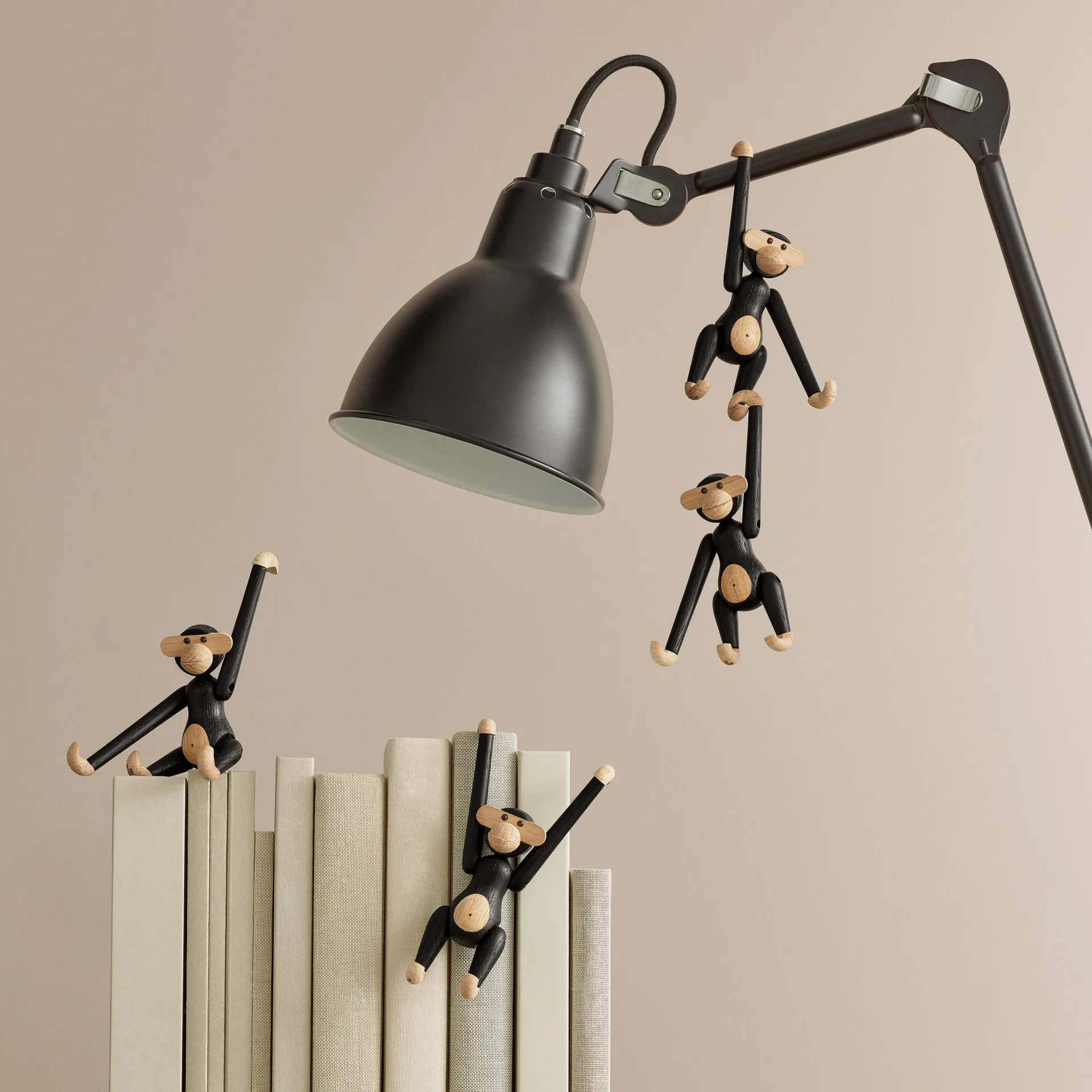 Kay Bojesen mini ape, Mørkbeiset eik Kay Bojesen Denmark