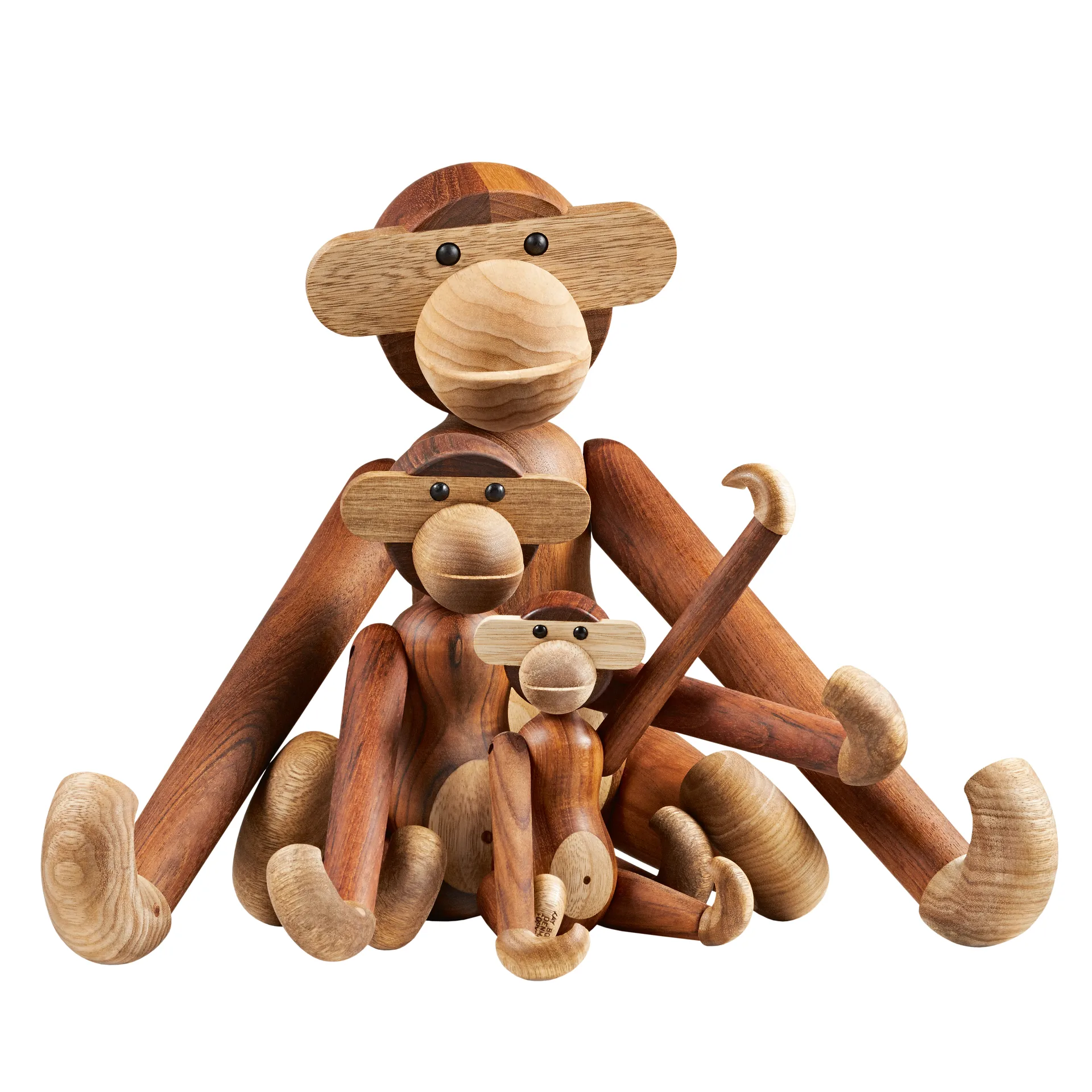 Kay Bojesen mini ape, Teak-limbatre Kay Bojesen Denmark