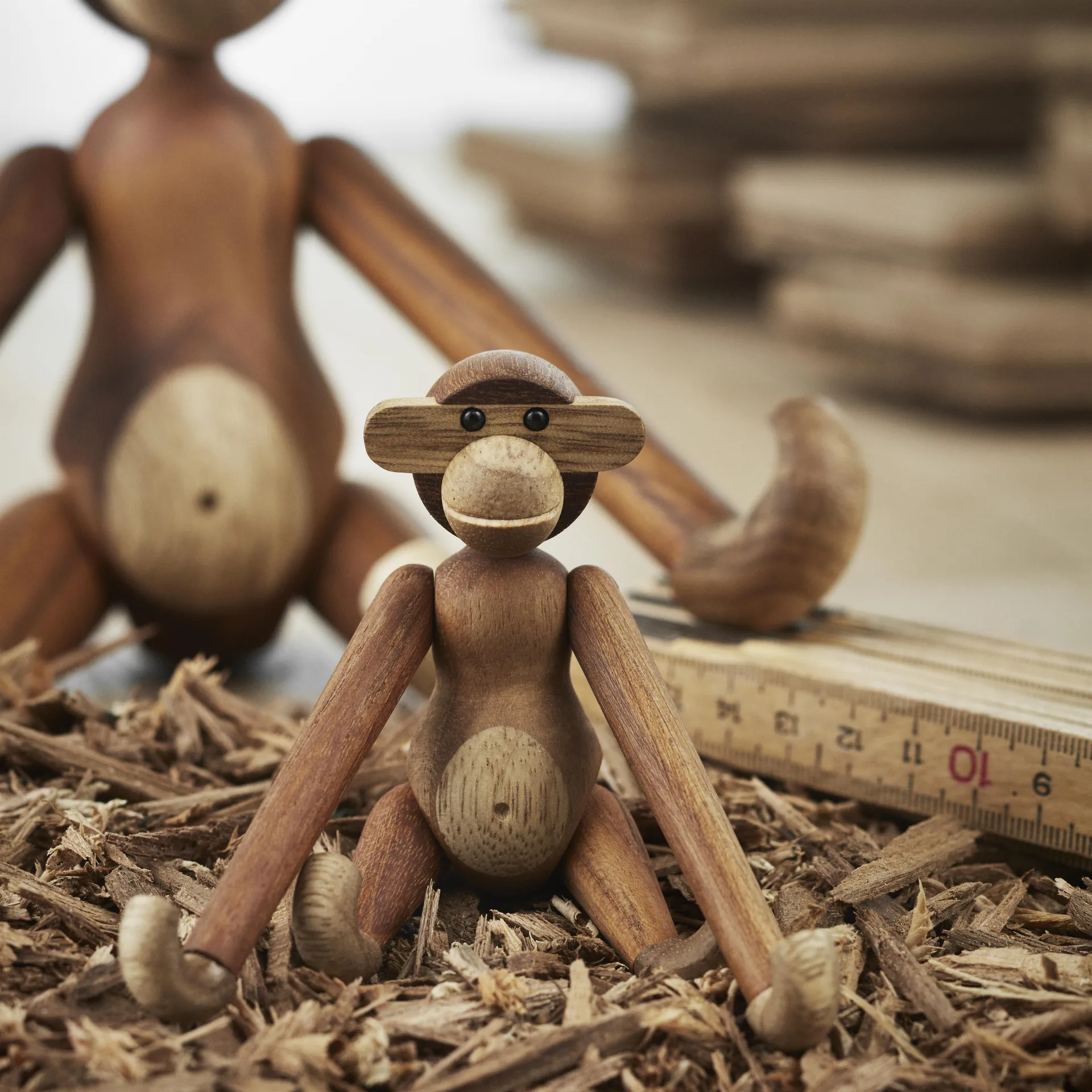 Kay Bojesen mini ape, Teak-limbatre Kay Bojesen Denmark