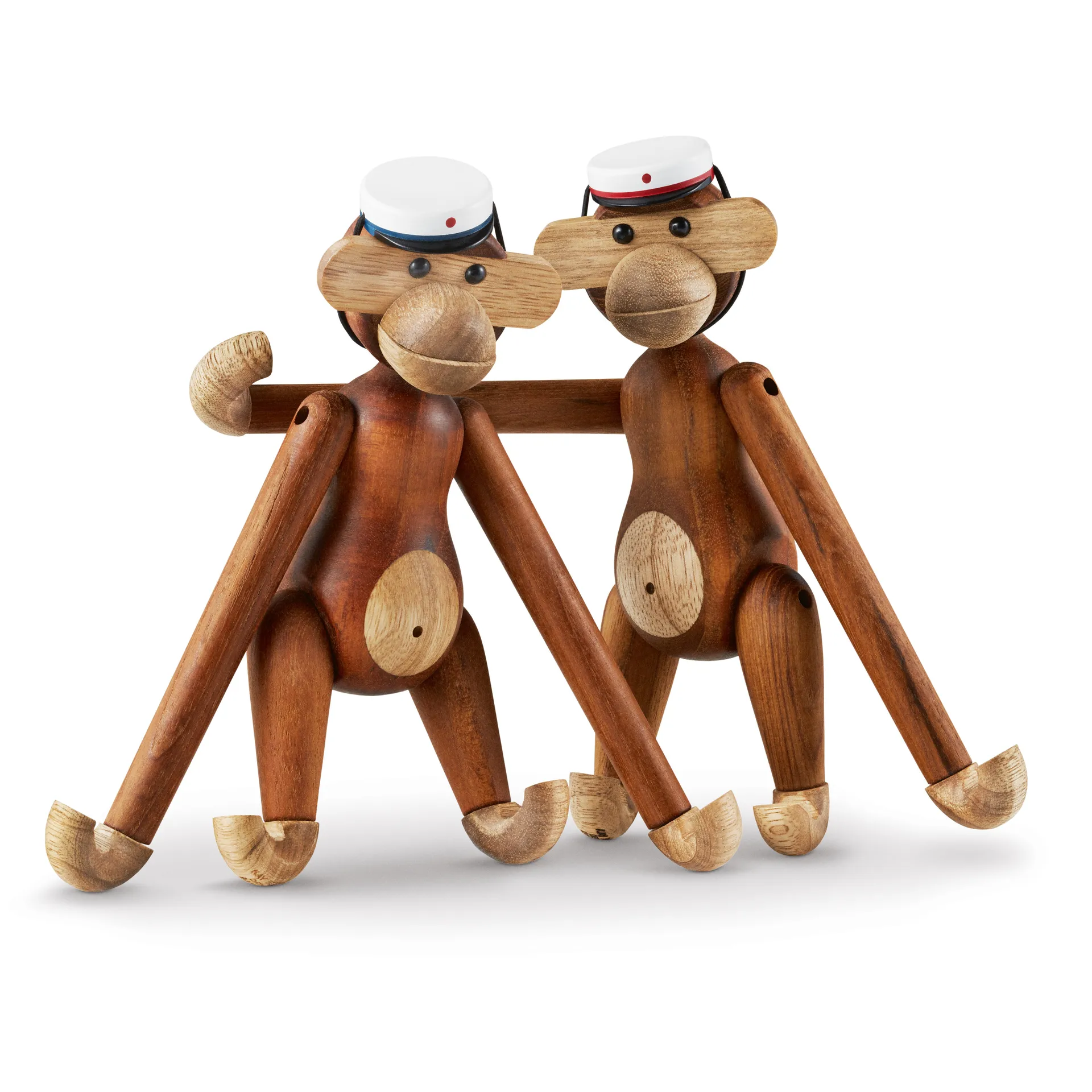 Kay Bojesen studenthatt til lille apen, Hvit-rød Kay Bojesen Denmark