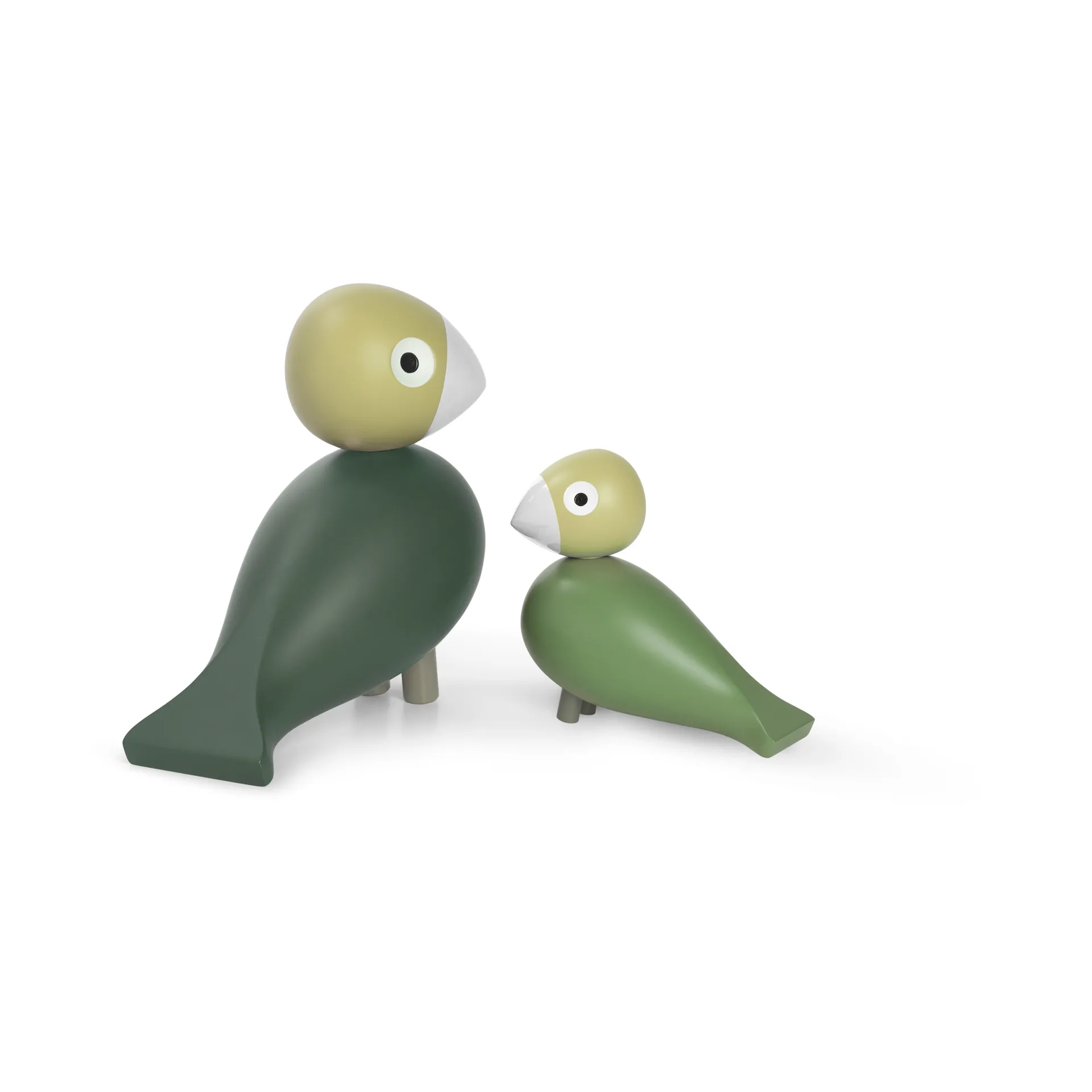Liv & Lykke lovebirds 1 set, Grønn Kay Bojesen Denmark
