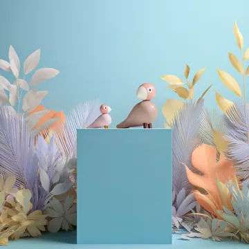 Liv & Lykke lovebirds 1 sett - Rosa - Kay Bojesen Denmark