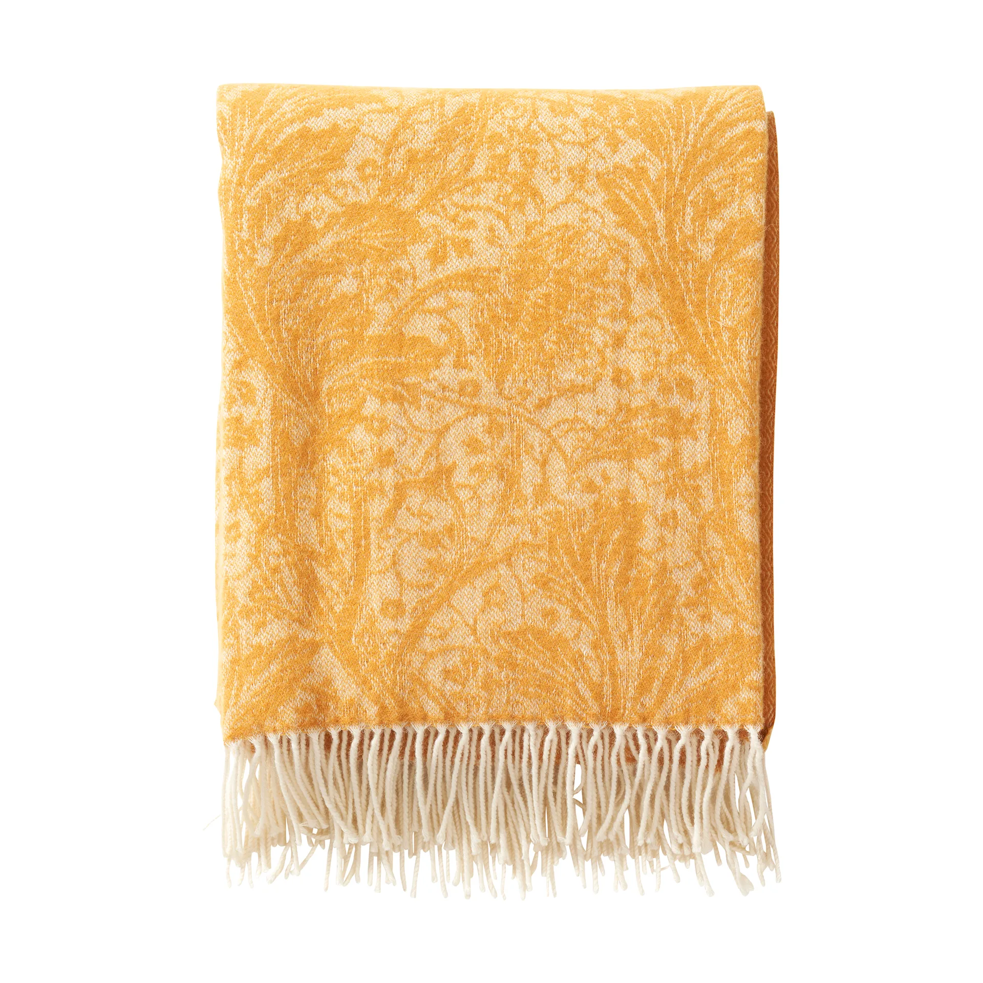 Arcadia pledd 130 x 180 cm, Sennep Klippan Yllefabrik