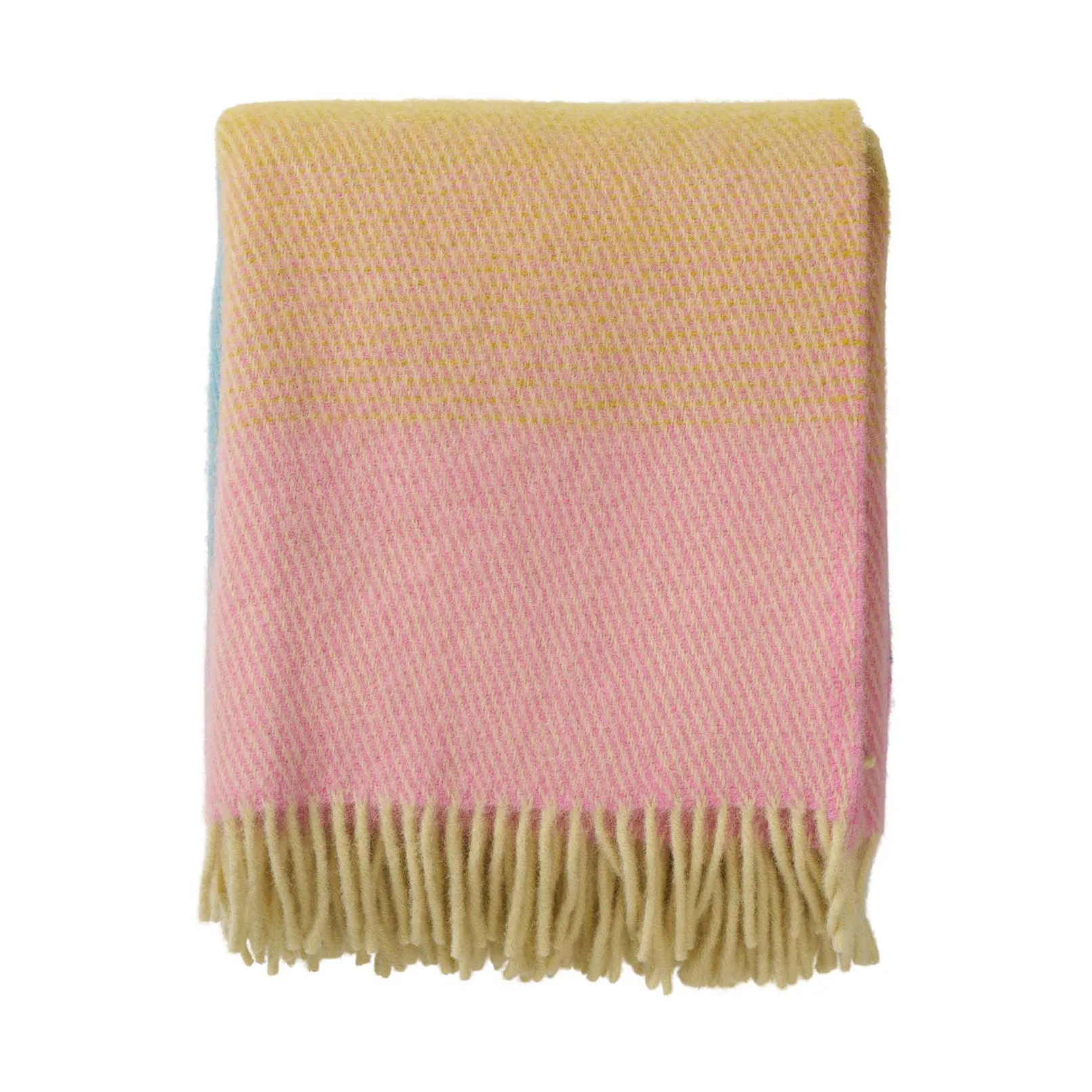 Aurora ullpledd 130x200 cm, Pastel dream Klippan Yllefabrik