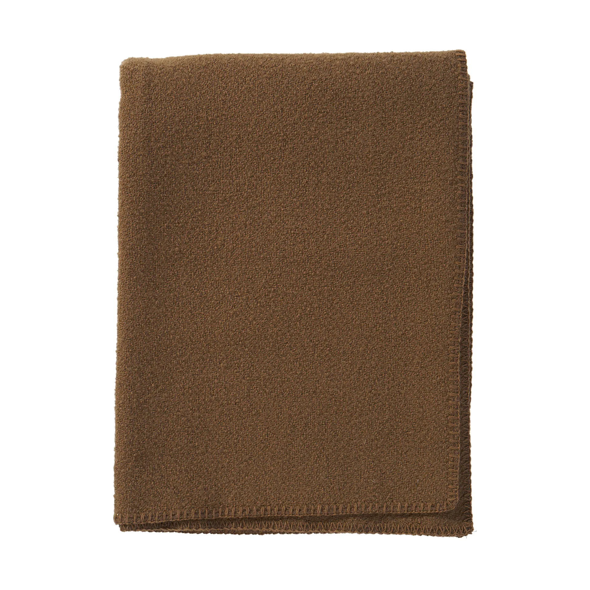 Bouclé ullpledd 140x200 cm, Mocha mousse Klippan Yllefabrik