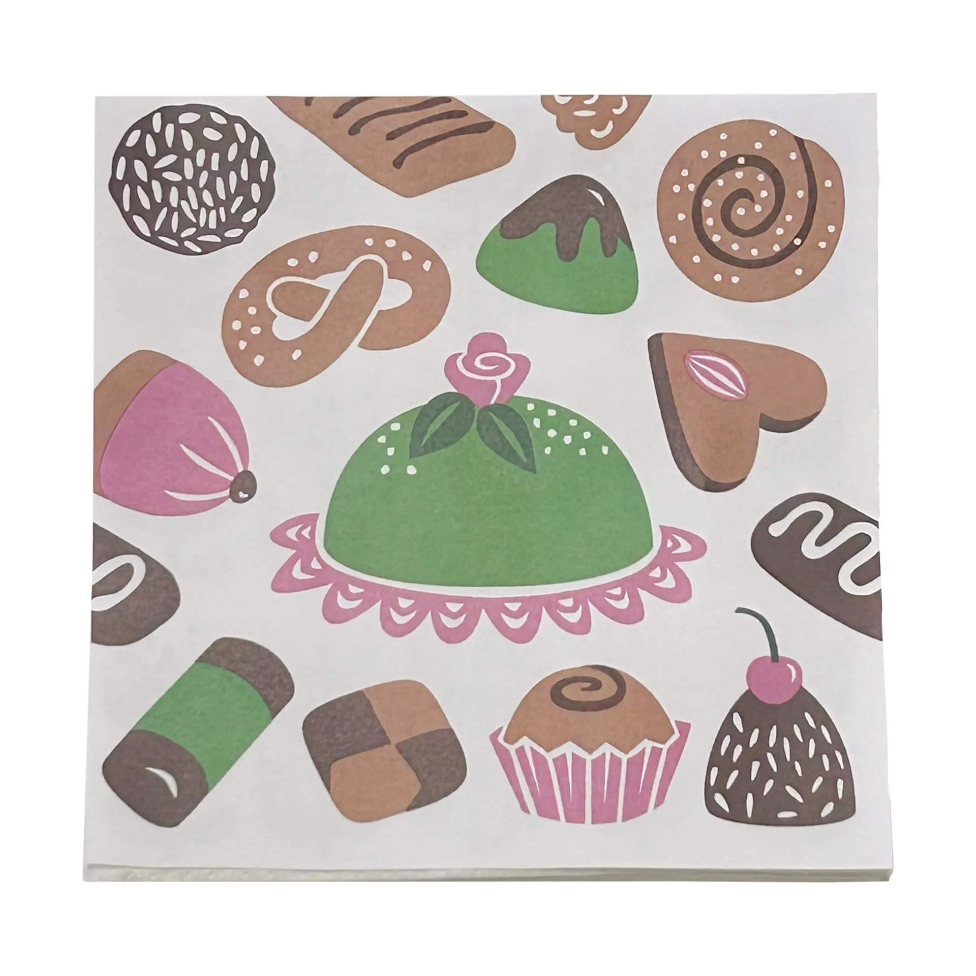 Fika papirservietter 20-pakning, 33x33 cm Klippan Yllefabrik