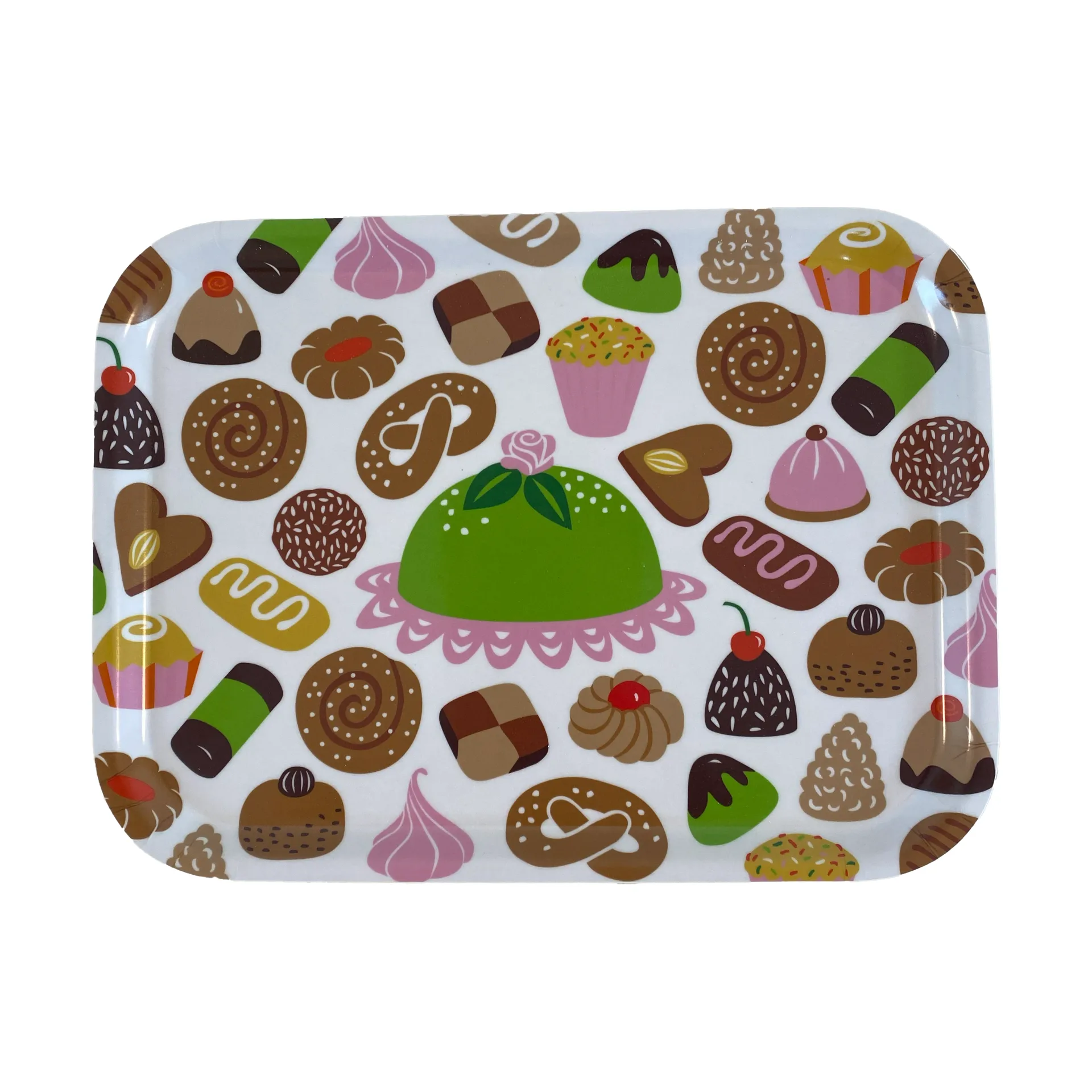 Fika serveringsbrett, 20x27 cm Klippan Yllefabrik