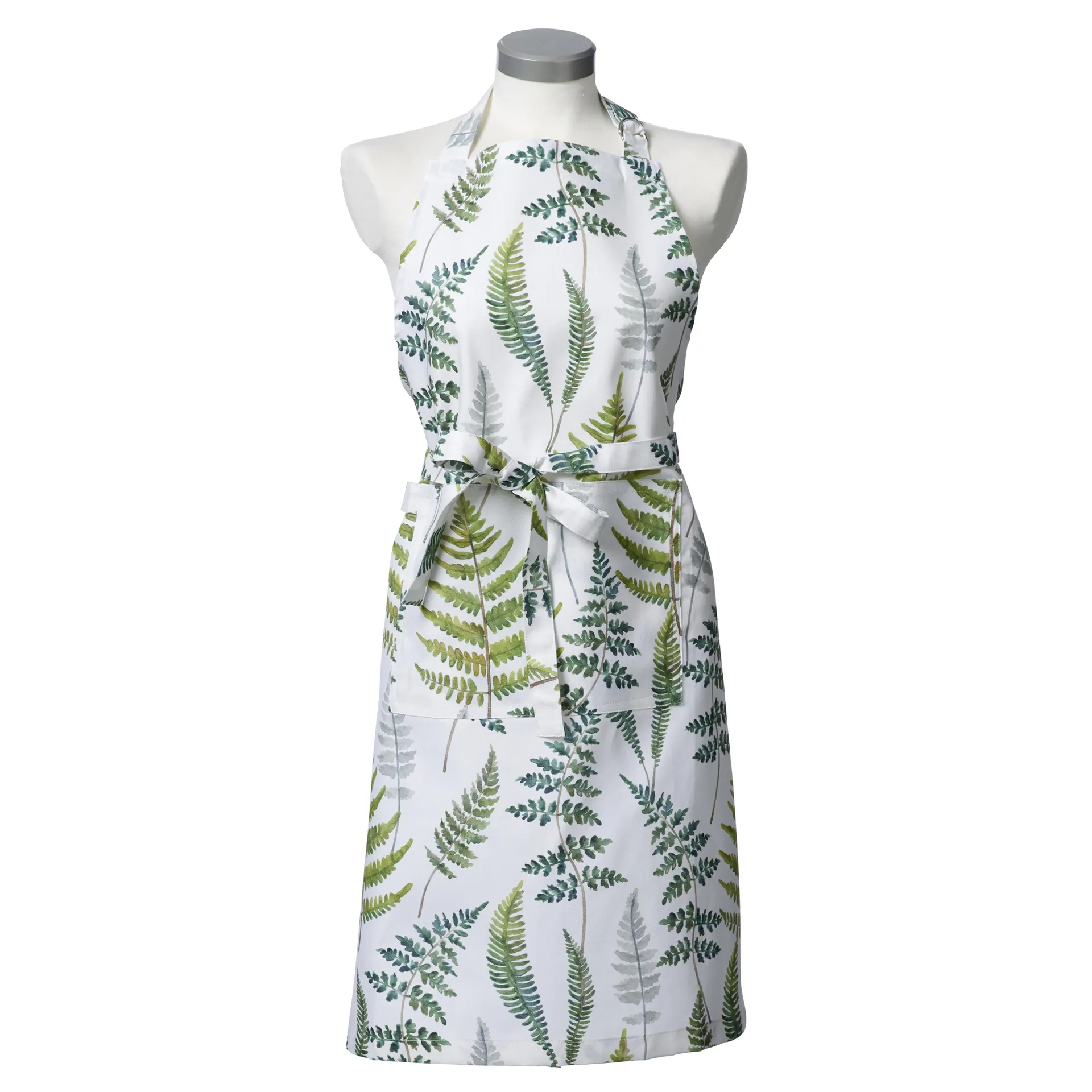 Fräken forkle, hvit Klippan Yllefabrik