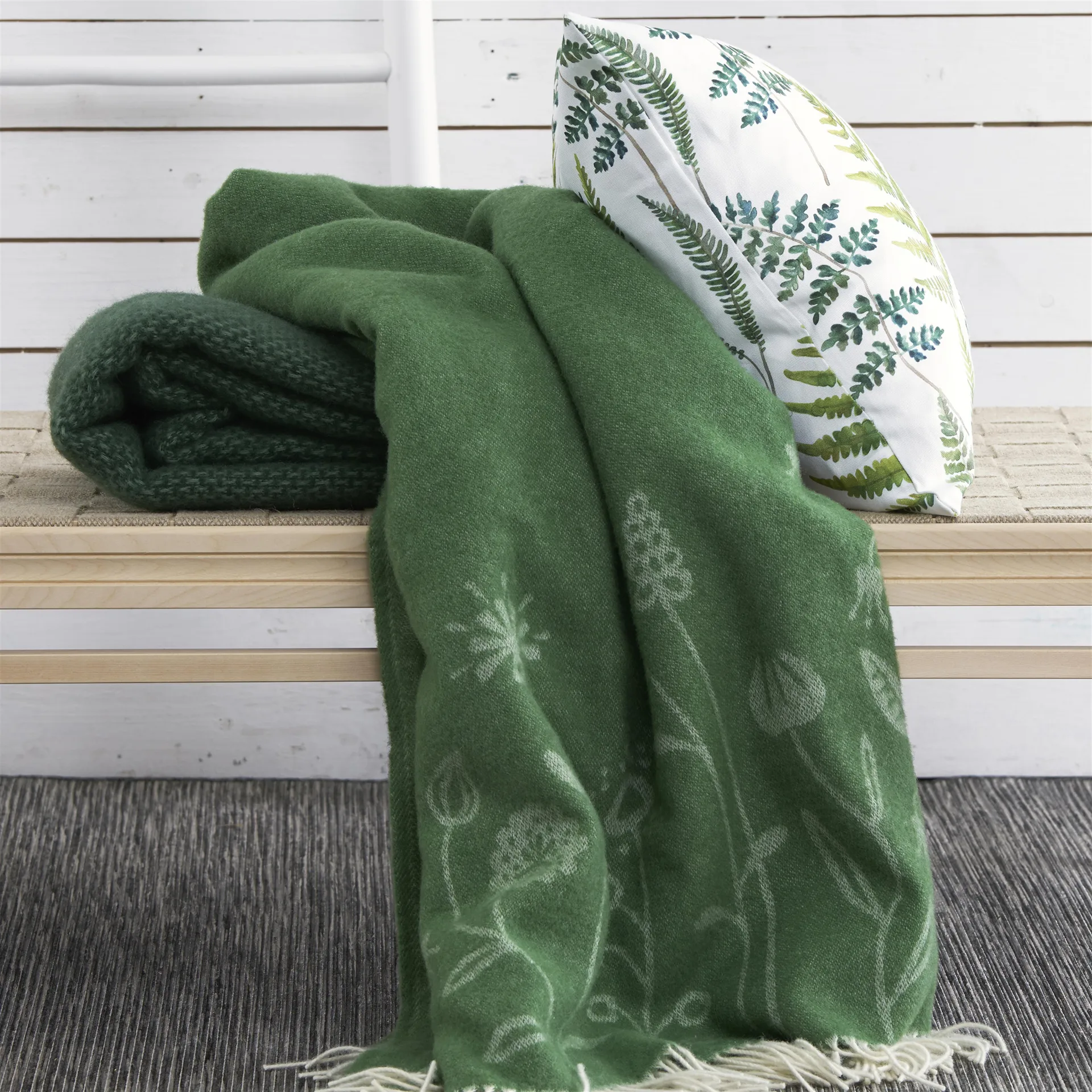 Fräken putetrekk, hvit Klippan Yllefabrik