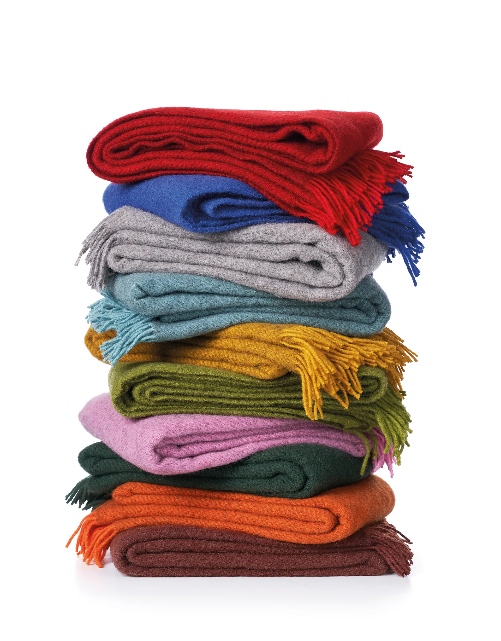 Gotland ullpledd 130x200 cm, Turkis Klippan Yllefabrik