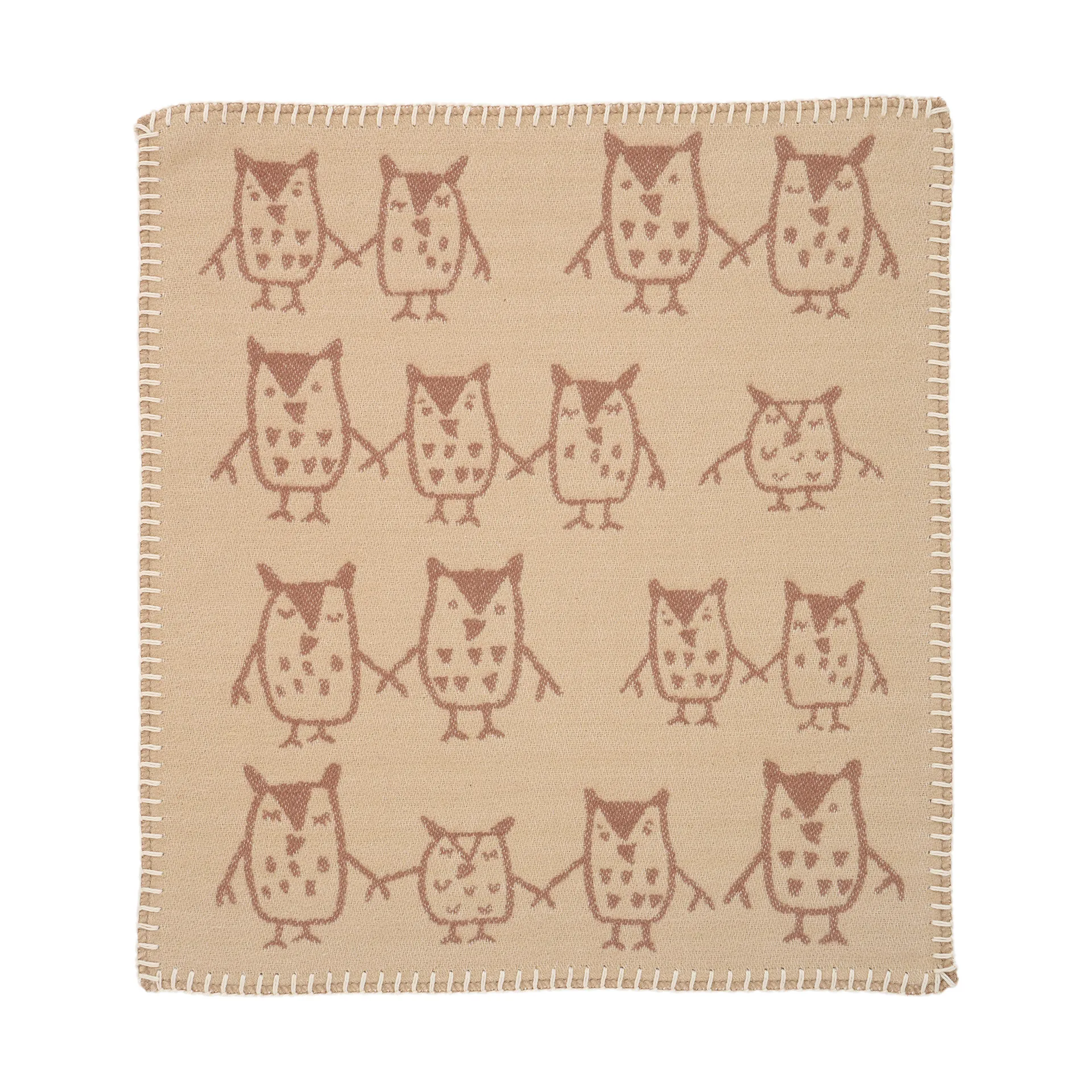 Hand i hand koseklut 34x40 cm, Taupe Klippan Yllefabrik