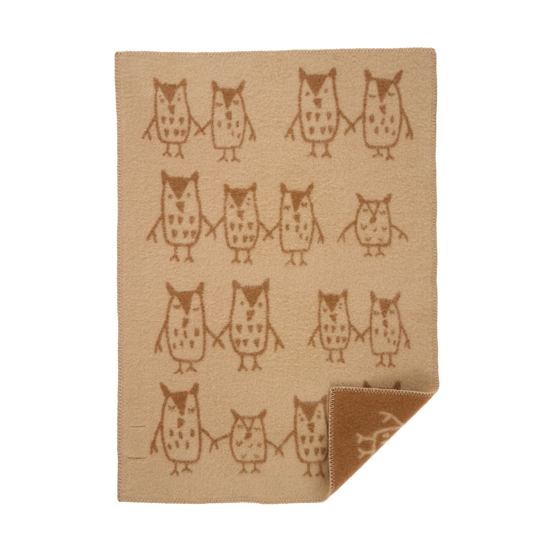 Hand in hand babyteppe 65x90 cm, Taupe Klippan Yllefabrik