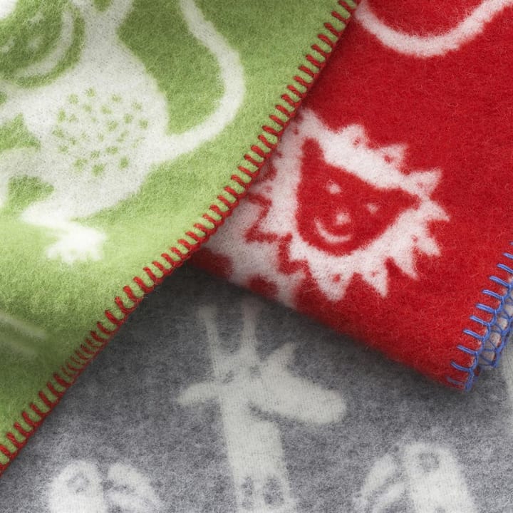 Jungle ullpledd, grå Klippan Yllefabrik