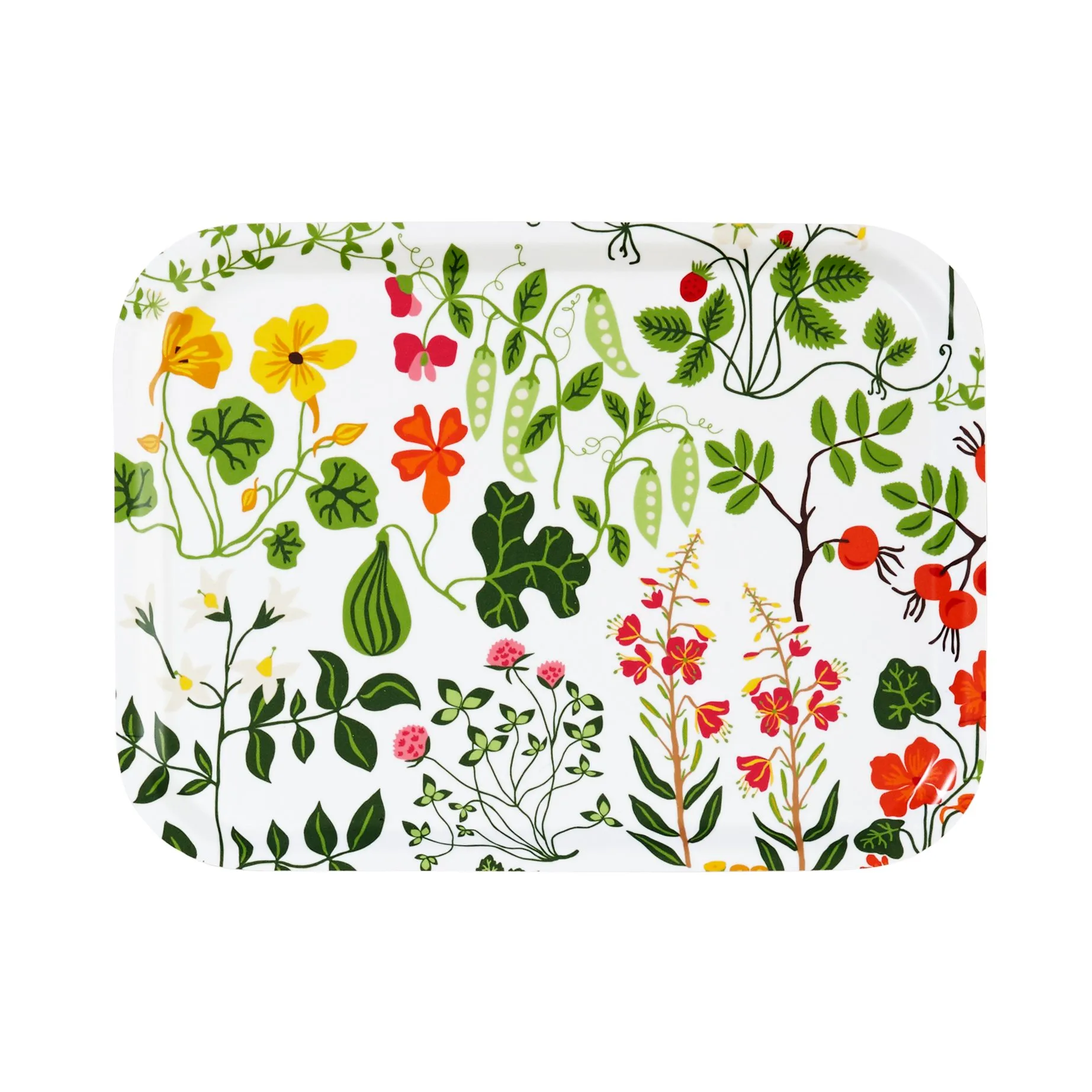 Leksand fat 20x27 cm, hvit Klippan Yllefabrik