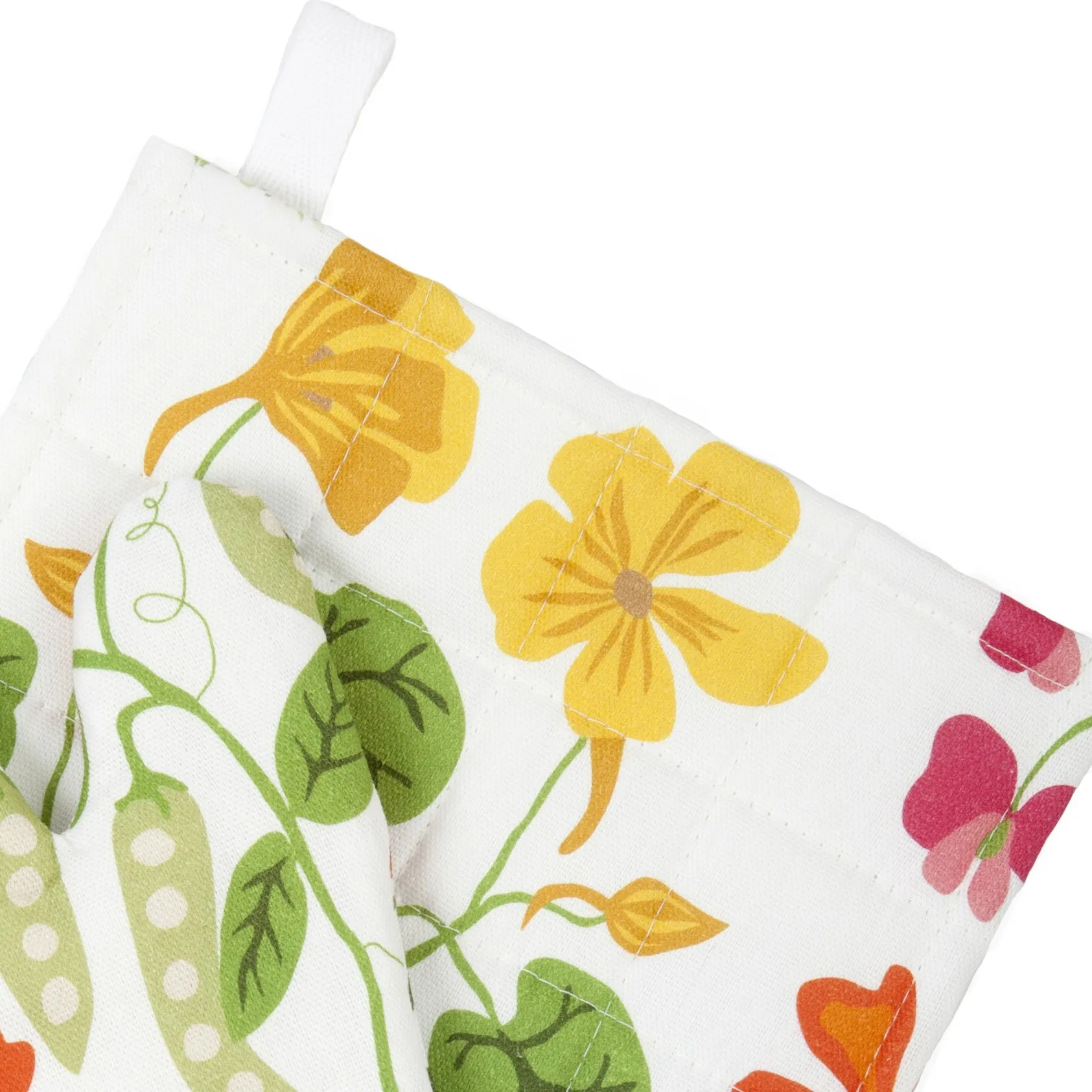 Leksand grytelapp, hvit Klippan Yllefabrik