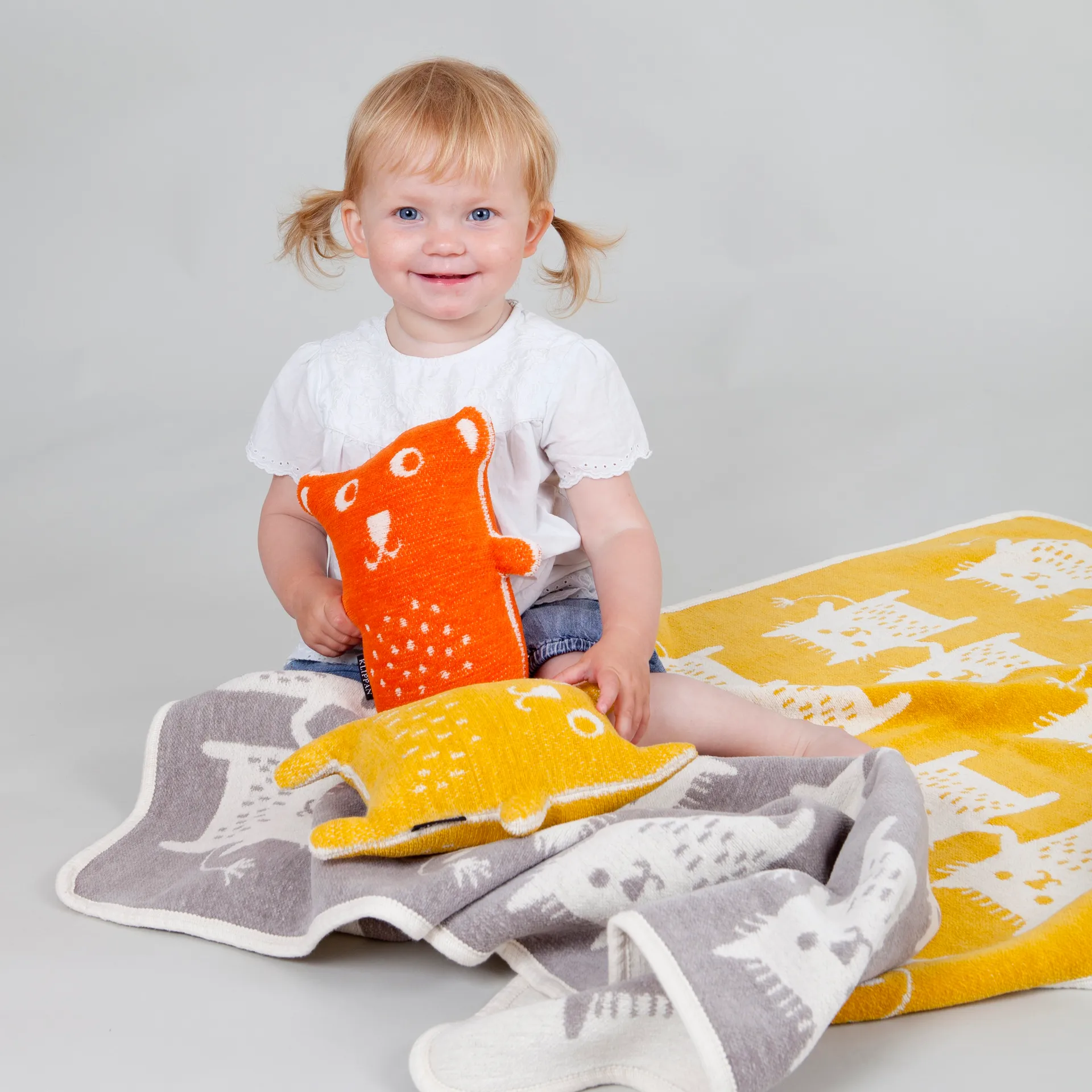 Little bear kosedyr, gul Klippan Yllefabrik