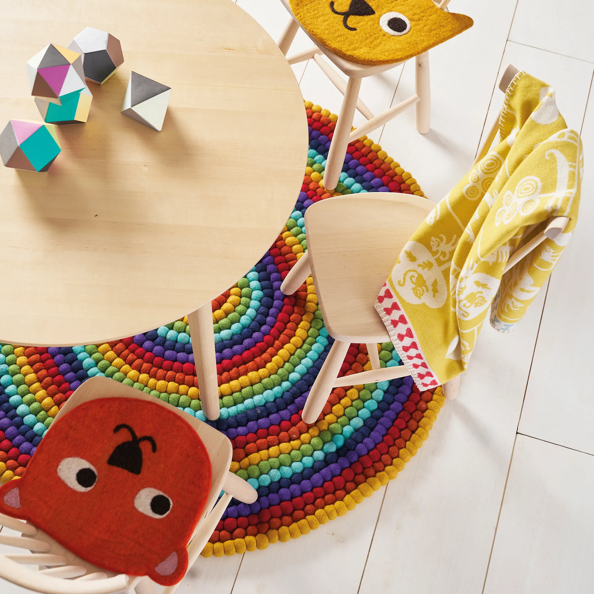 Little Bear sitteunderlag, Orange Klippan Yllefabrik