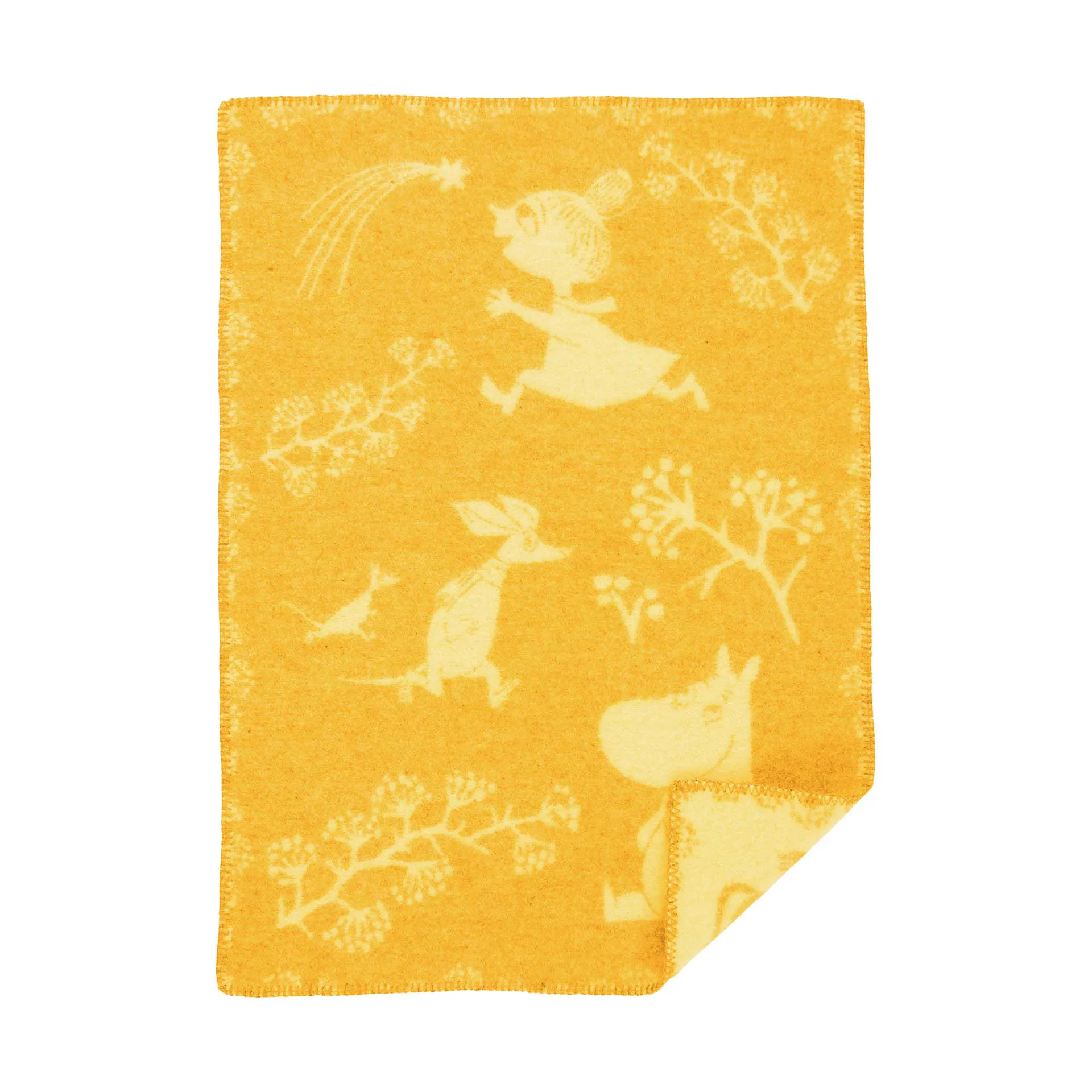 Moomin winterland babyteppe 65x90 cm, Winter sun Klippan Yllefabrik