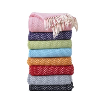 Polka pledd ull - Beige - Klippan Yllefabrik