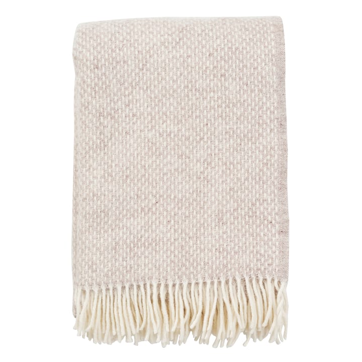 Preppy pledd - Beige melange - Klippan Yllefabrik