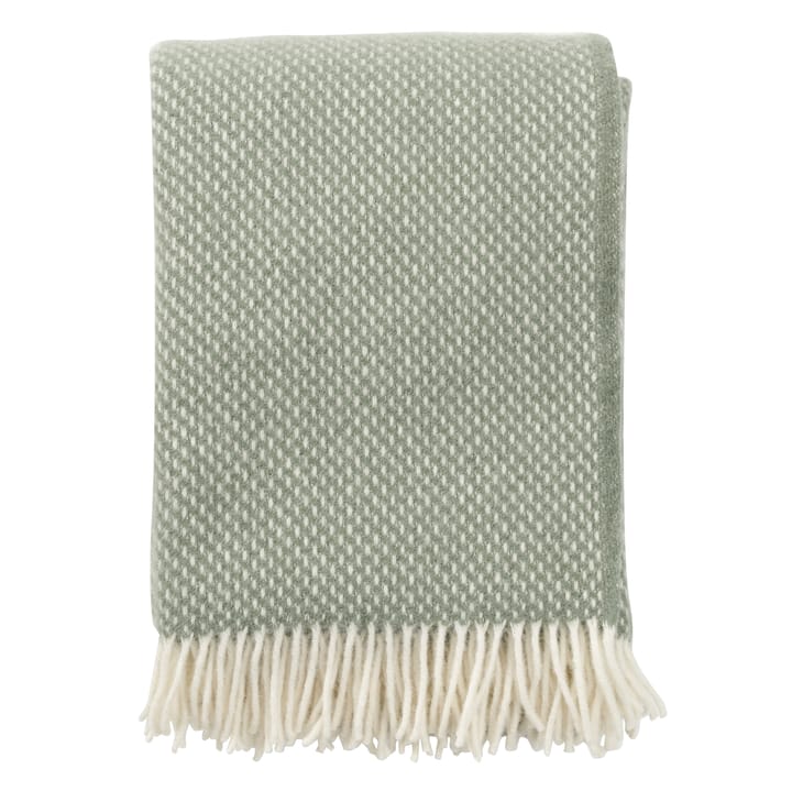 Preppy pledd - Dusty green - Klippan Yllefabrik