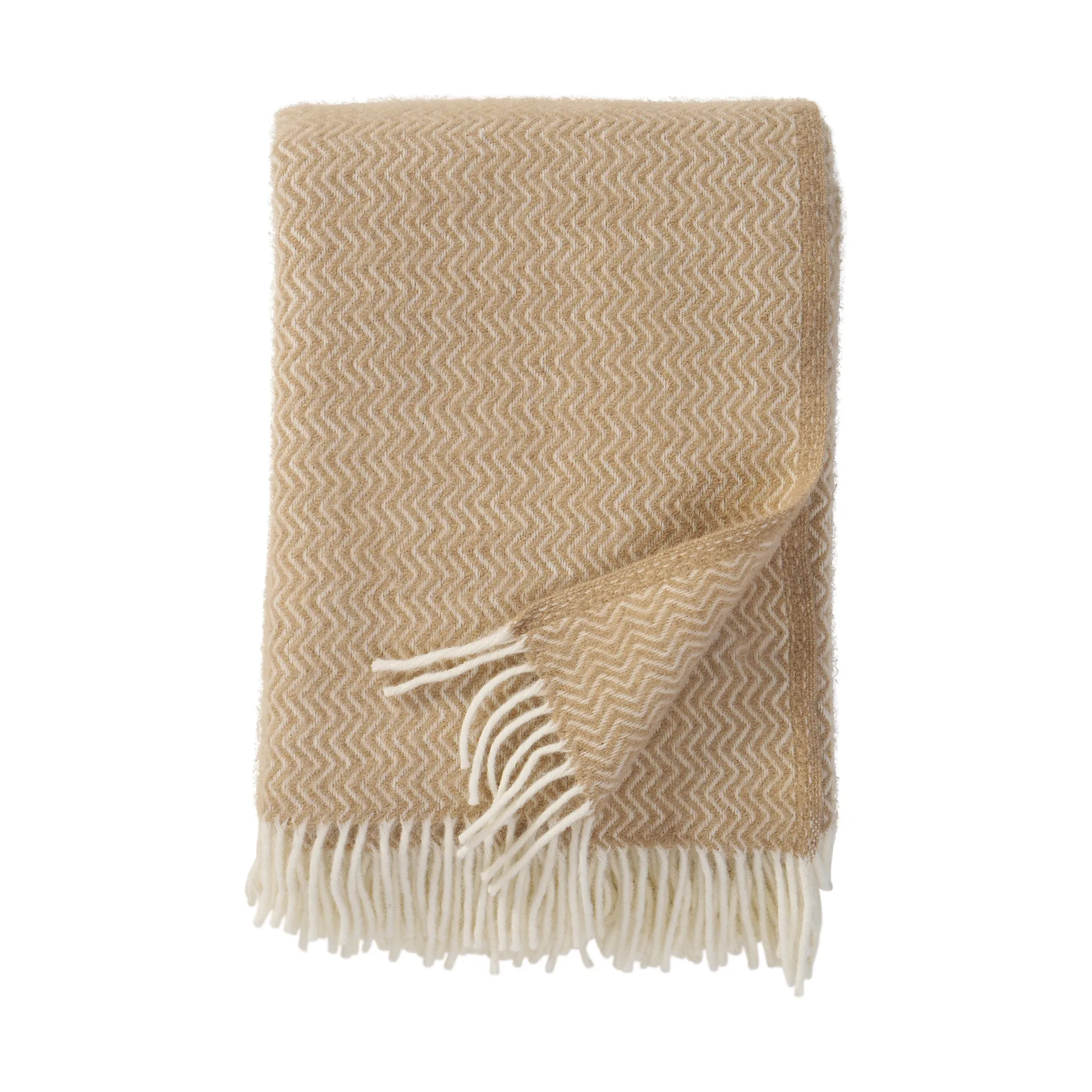 Sorbet ullpledd 130x200 cm, Sandy beach Klippan Yllefabrik