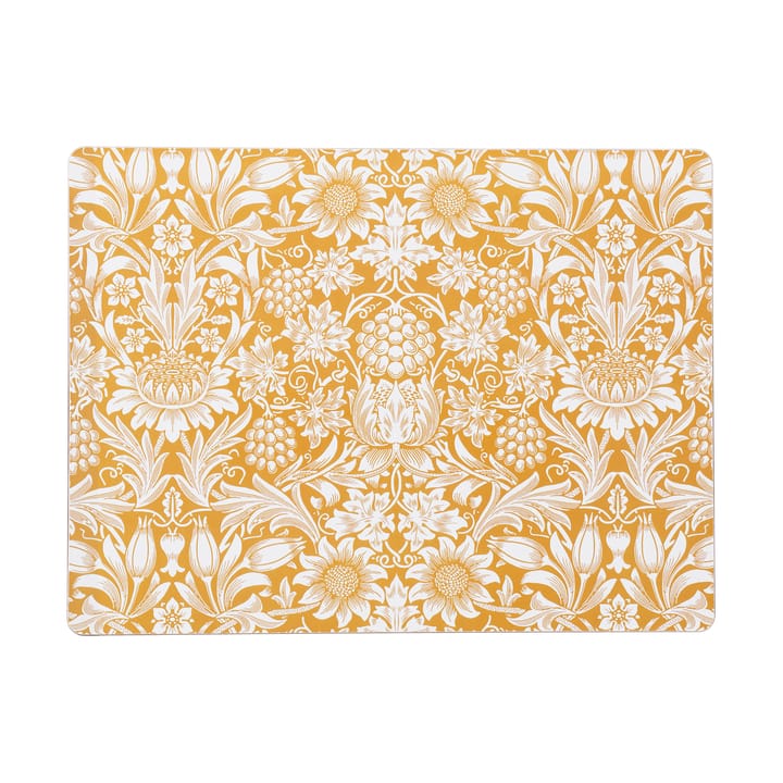 Sunflower bordbrikke 30 x 40 cm - Golden - Klippan Yllefabrik