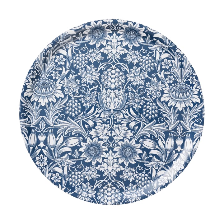 Sunflower brett Ø 38 cm - Dark denim - Klippan Yllefabrik