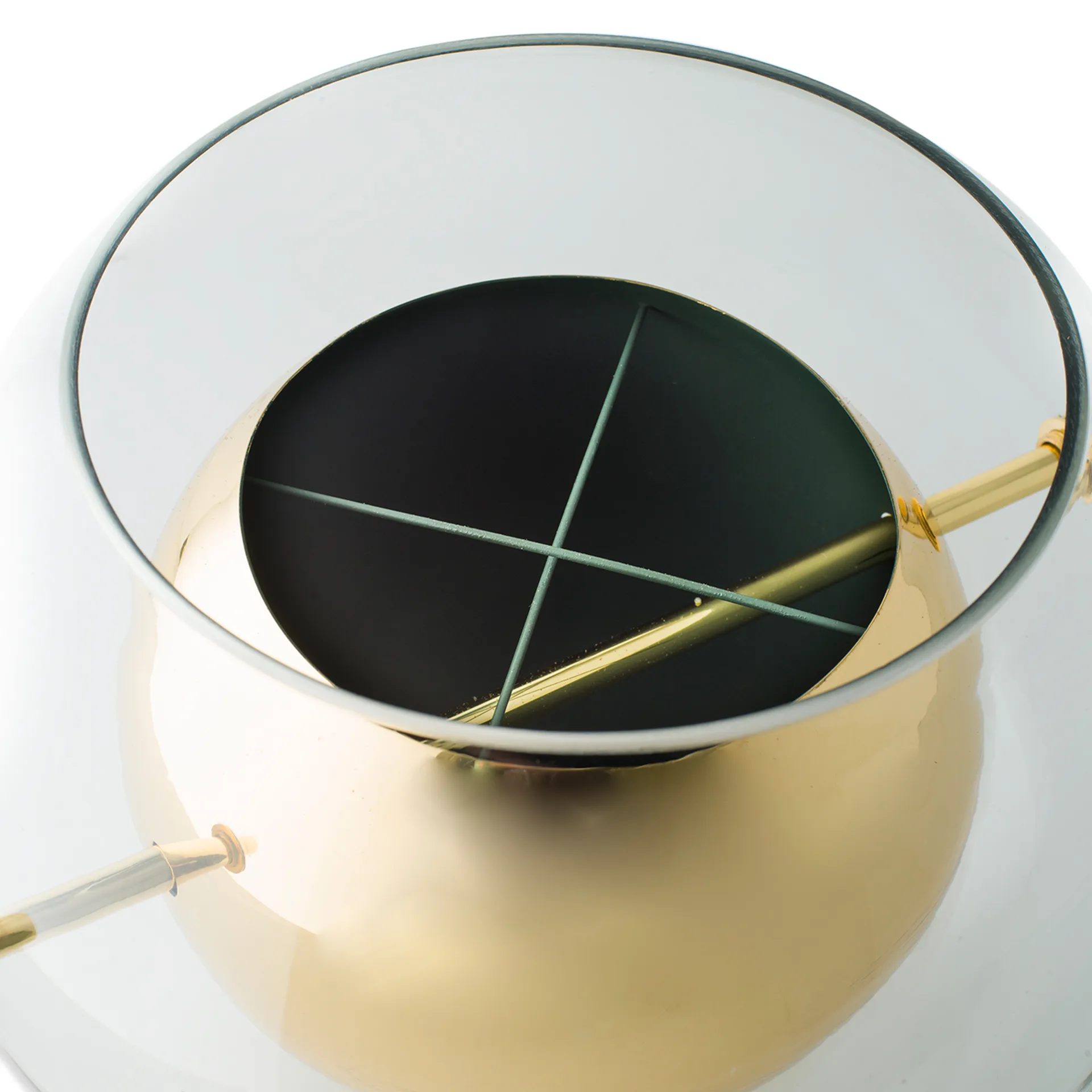 Alba rund vase, Messing KLONG