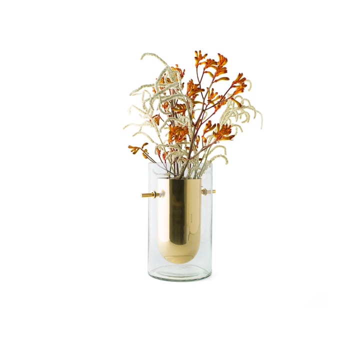 Alba sylinder vase, Messing KLONG