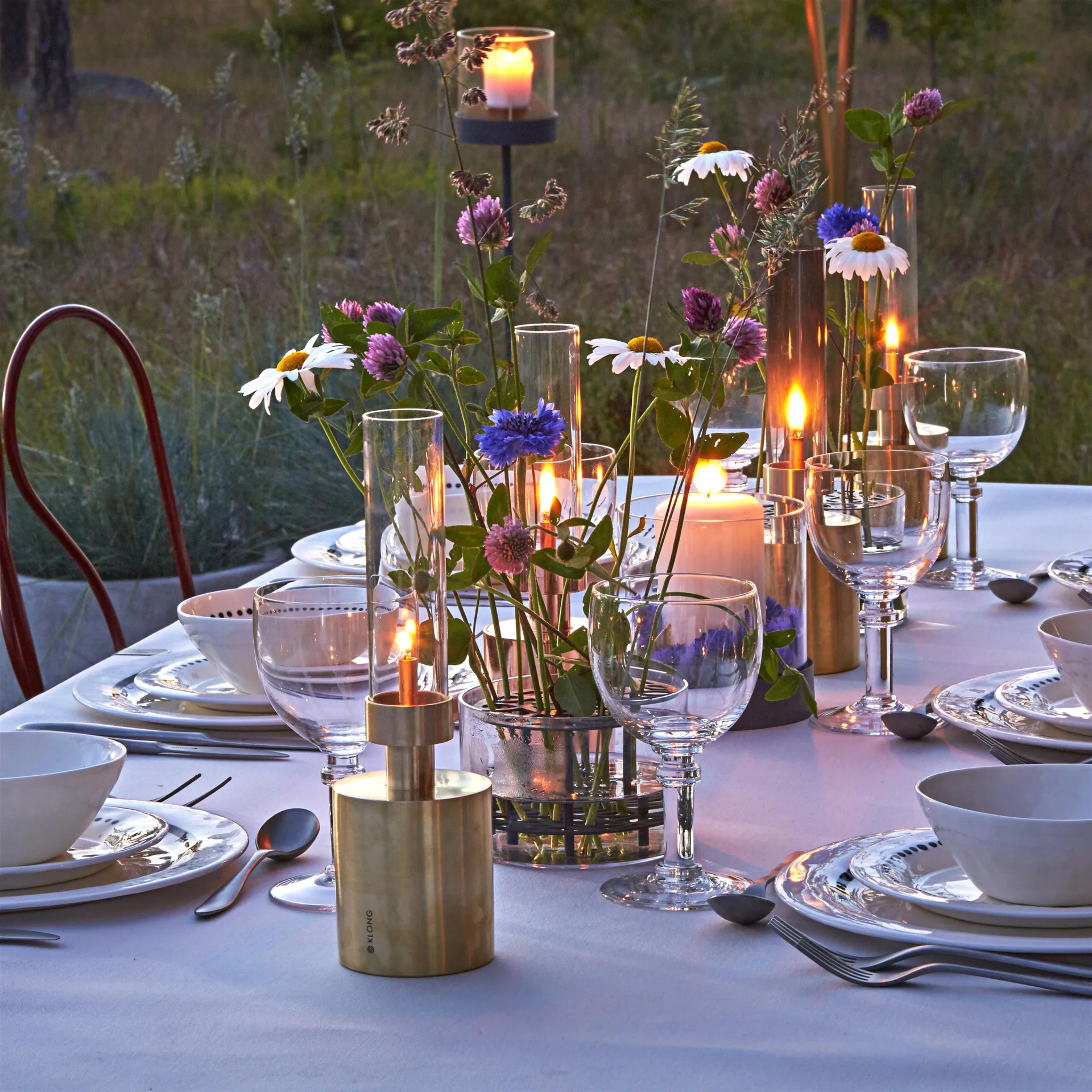 Äng vase, liten, svart KLONG