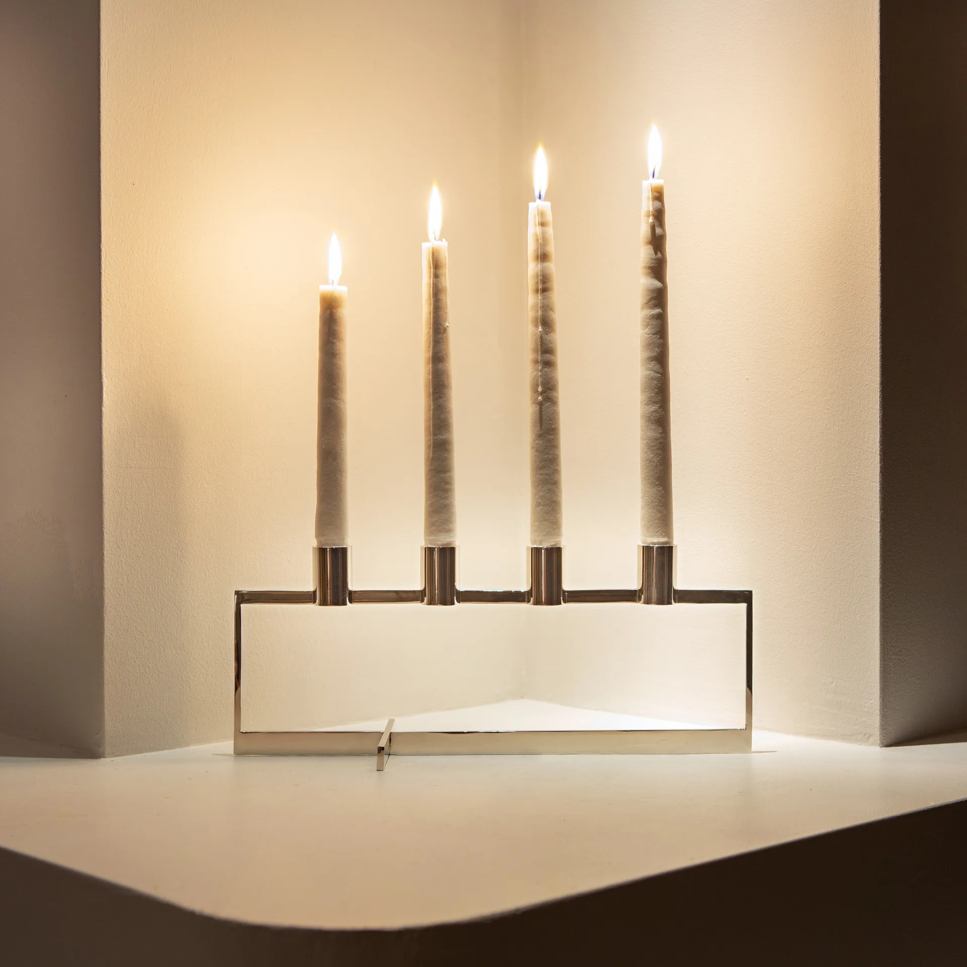 Anno Domini adventslysestake, Rustfritt stål KLONG