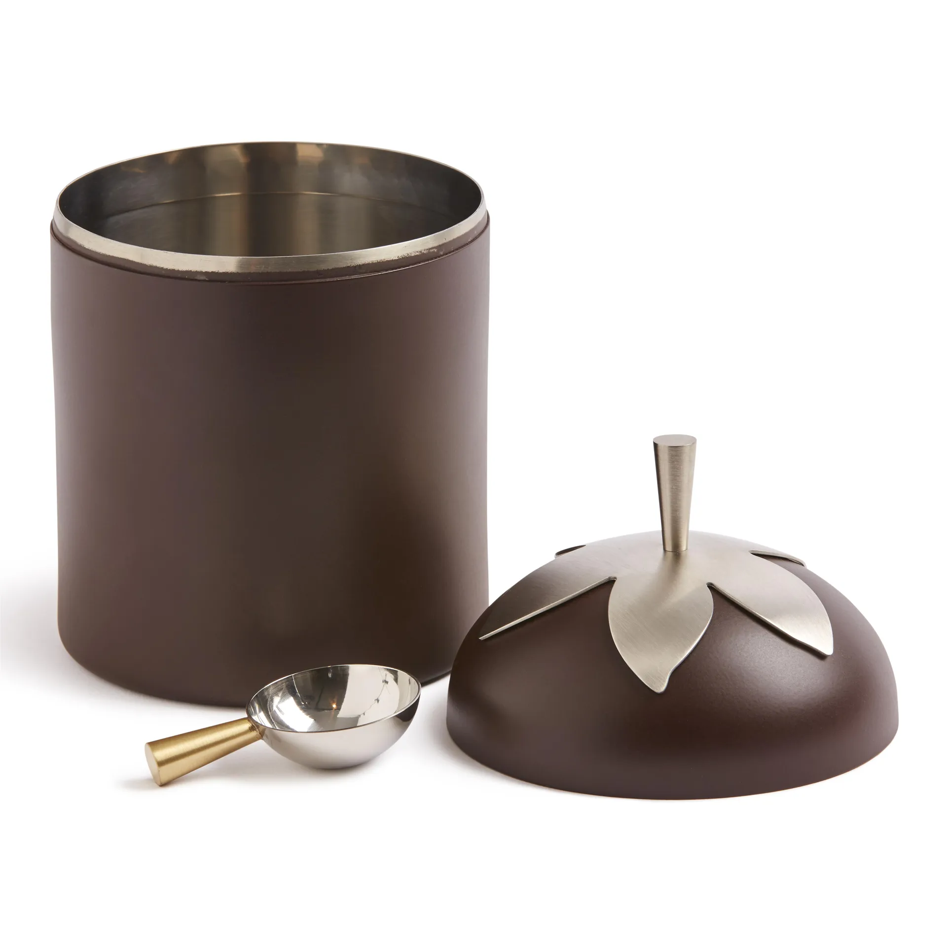 Blad boks, stor, brun KLONG