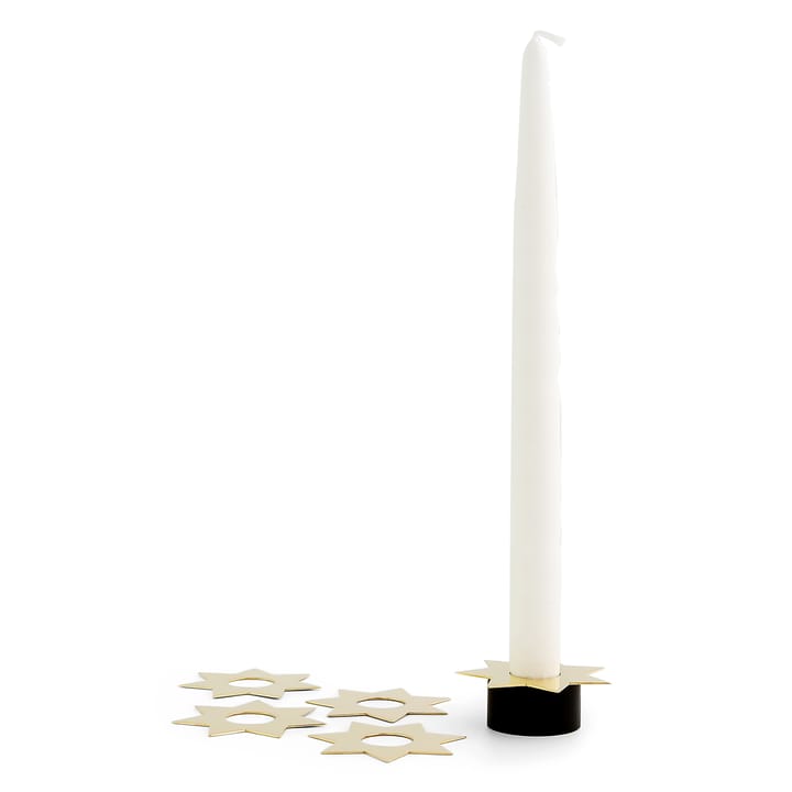 Constella manschett stjerner 5-stk., Messing KLONG