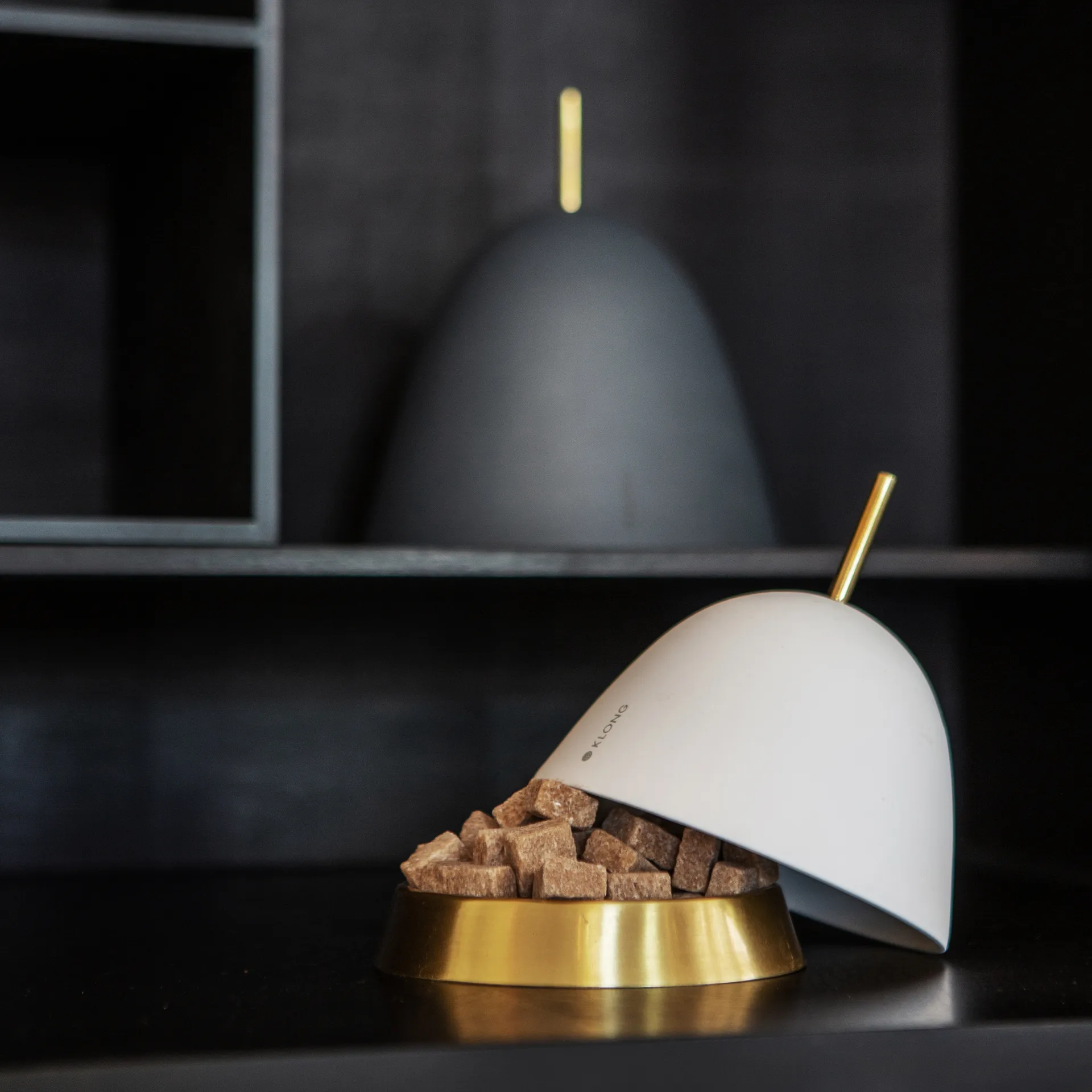 Gömma forvaring small 12 cm, Hvit-messing KLONG