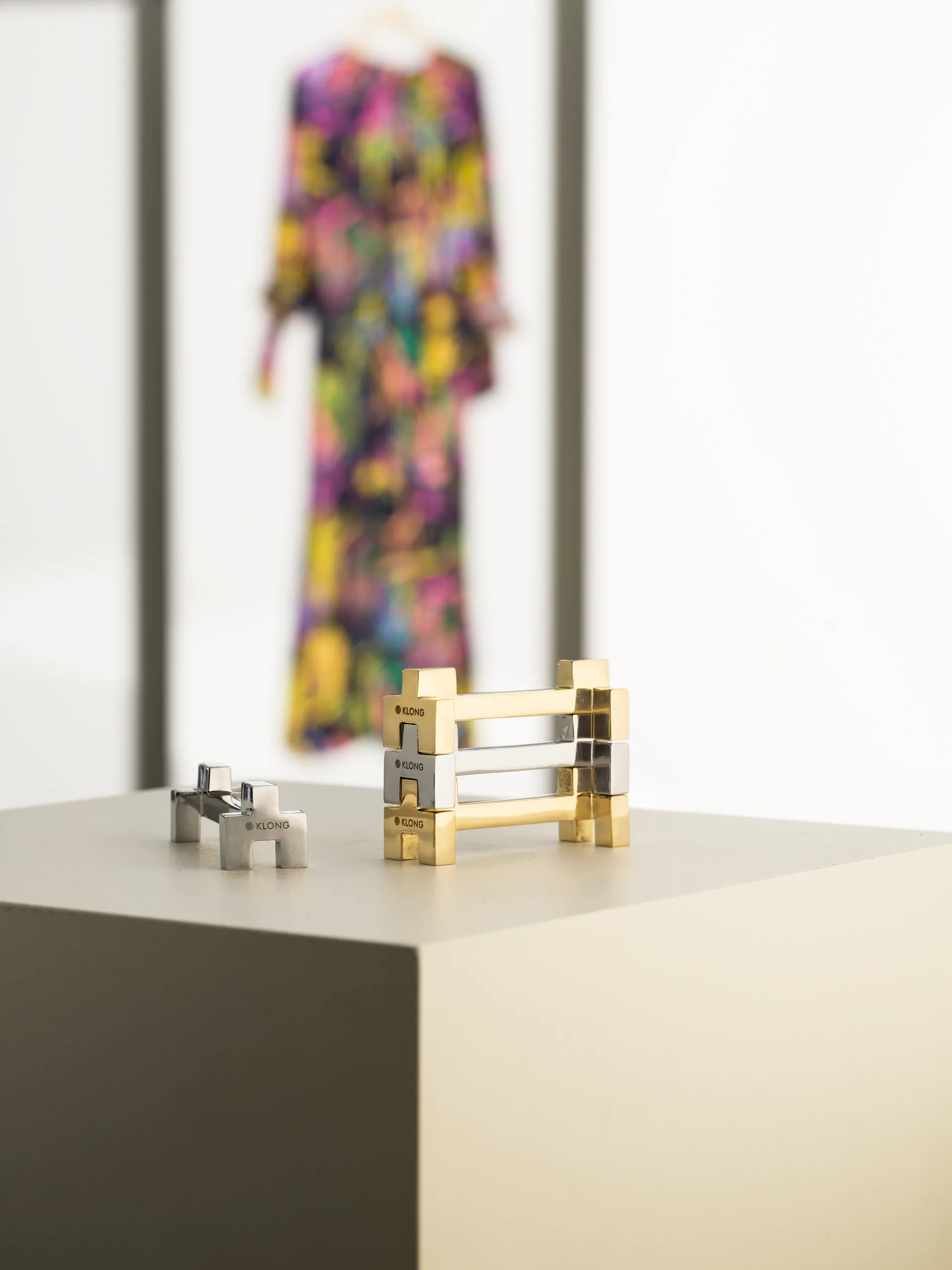 Signe bestikkholder 2-pakning, Messing KLONG