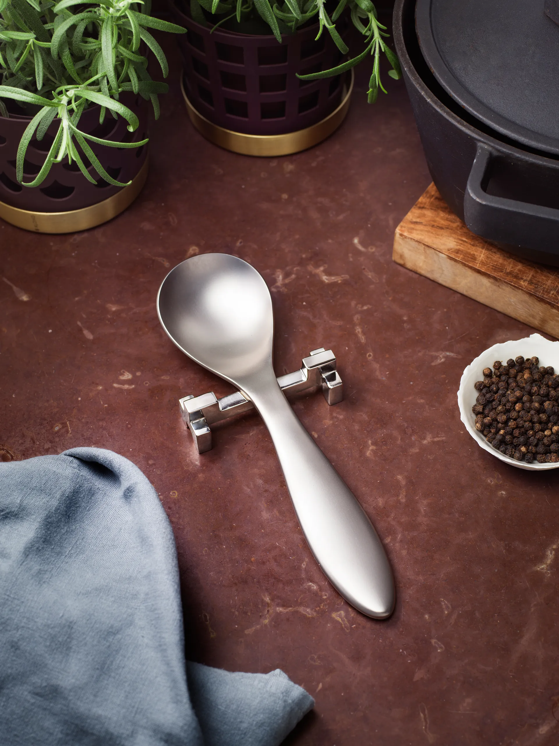 Signe bestikkholder 2-pakning, Nikkel KLONG