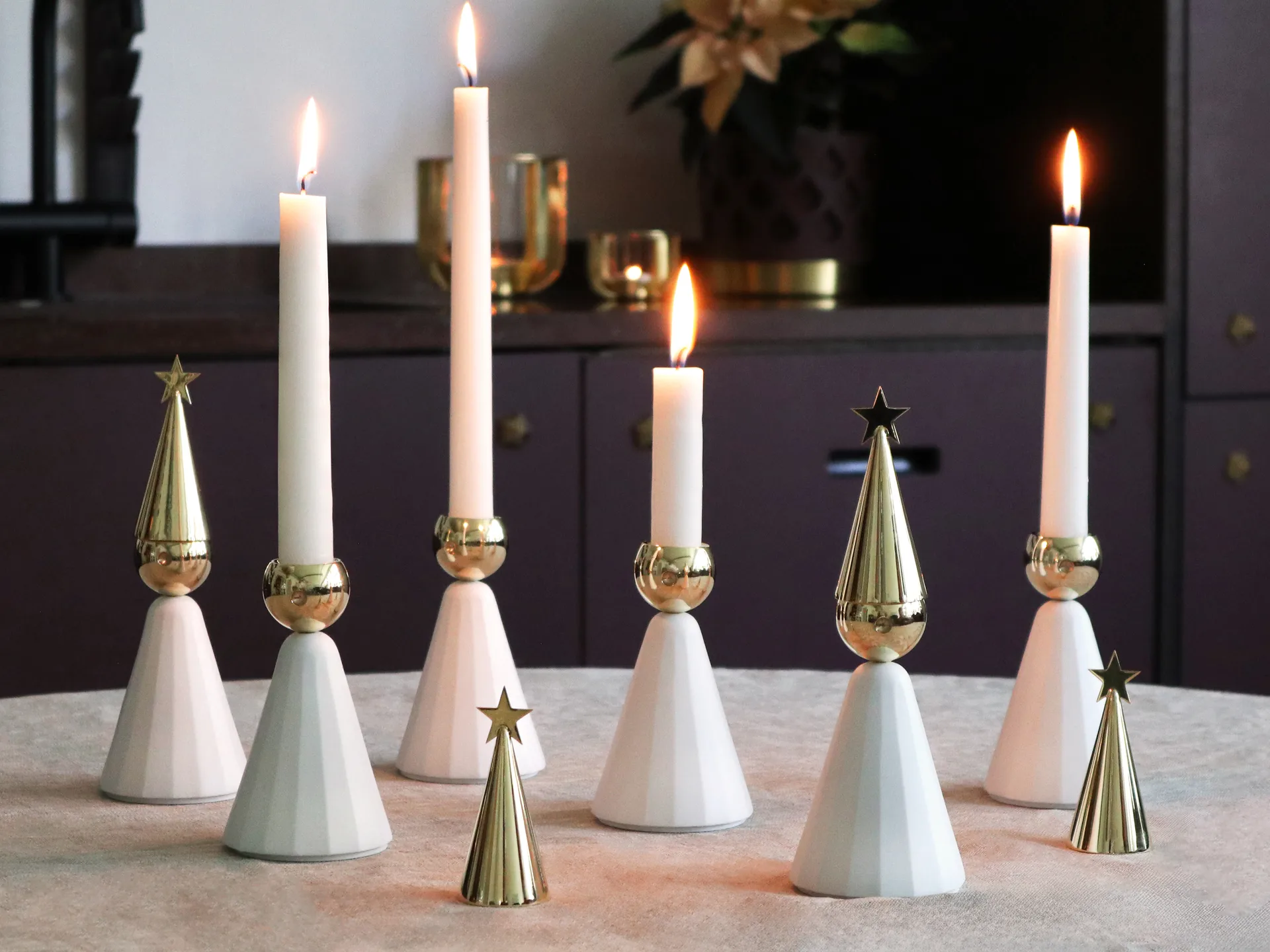 Soprano lysstake, Hvit-messing KLONG