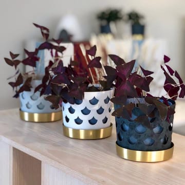 Trio krukke dråpe, liten Ø12 cm - Blå - KLONG